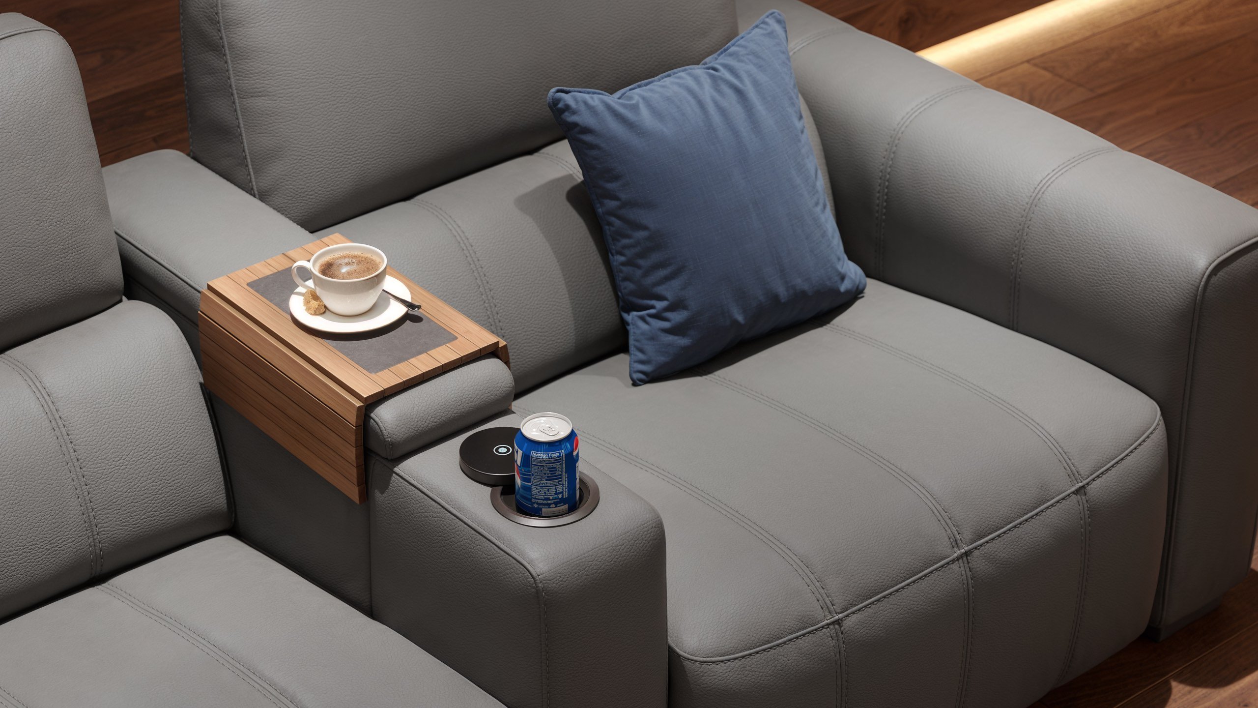 Leder 2-Sitzer Kinosofa MALIBU
