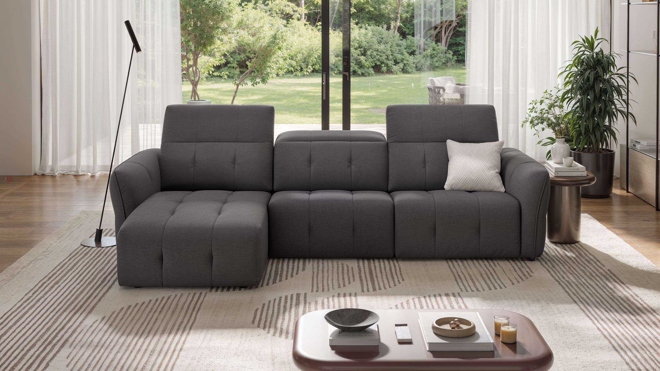 Stoff Ecksofa MARANELLO