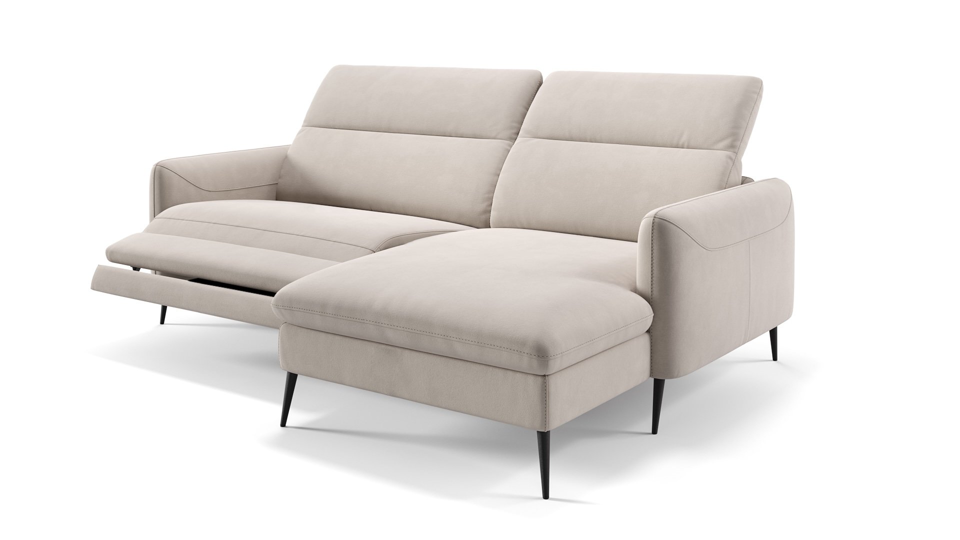 Stoff Ecksofa MESSINA Mini