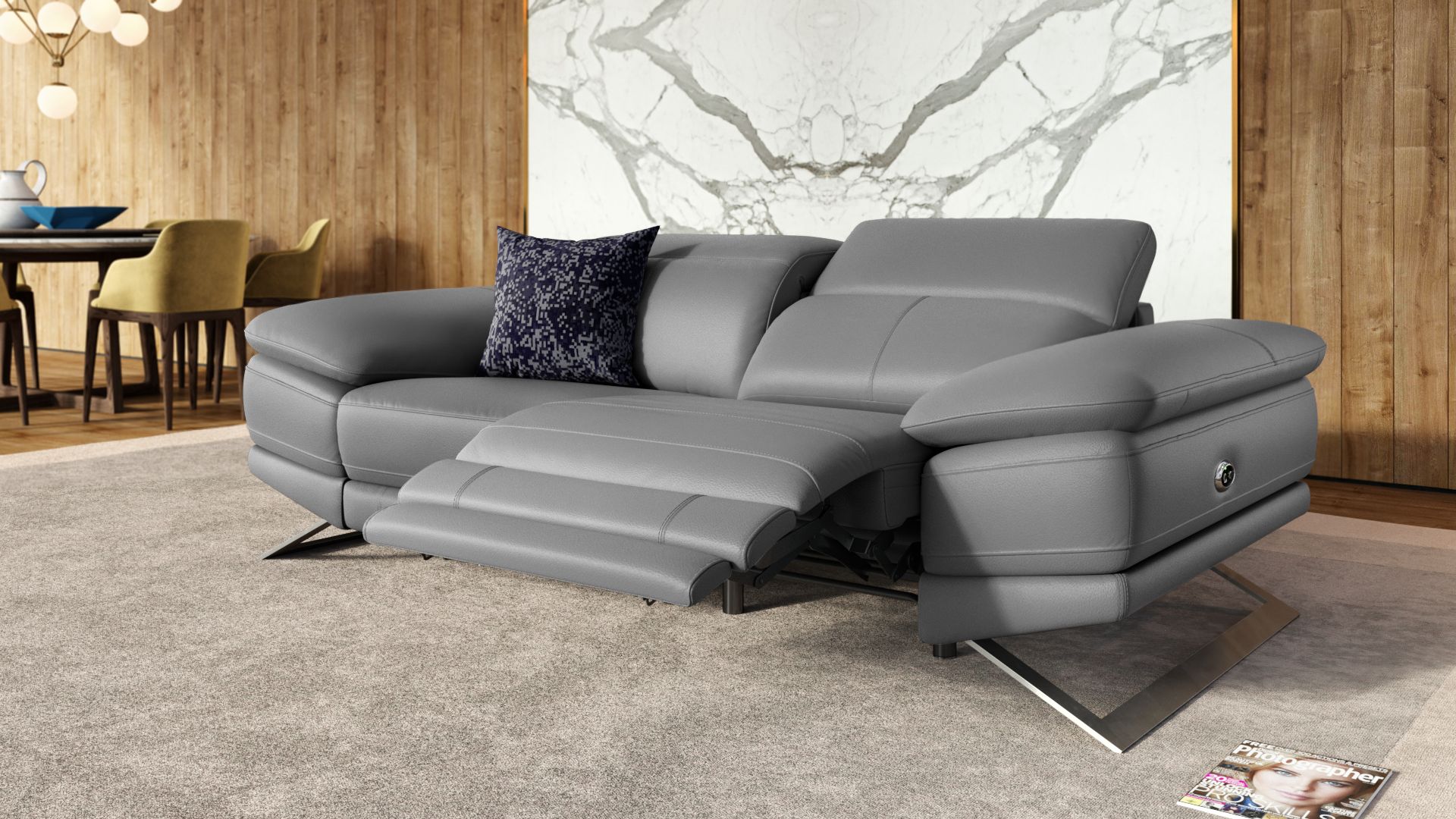 Leder 2-Sitzer Sofa FERRARA