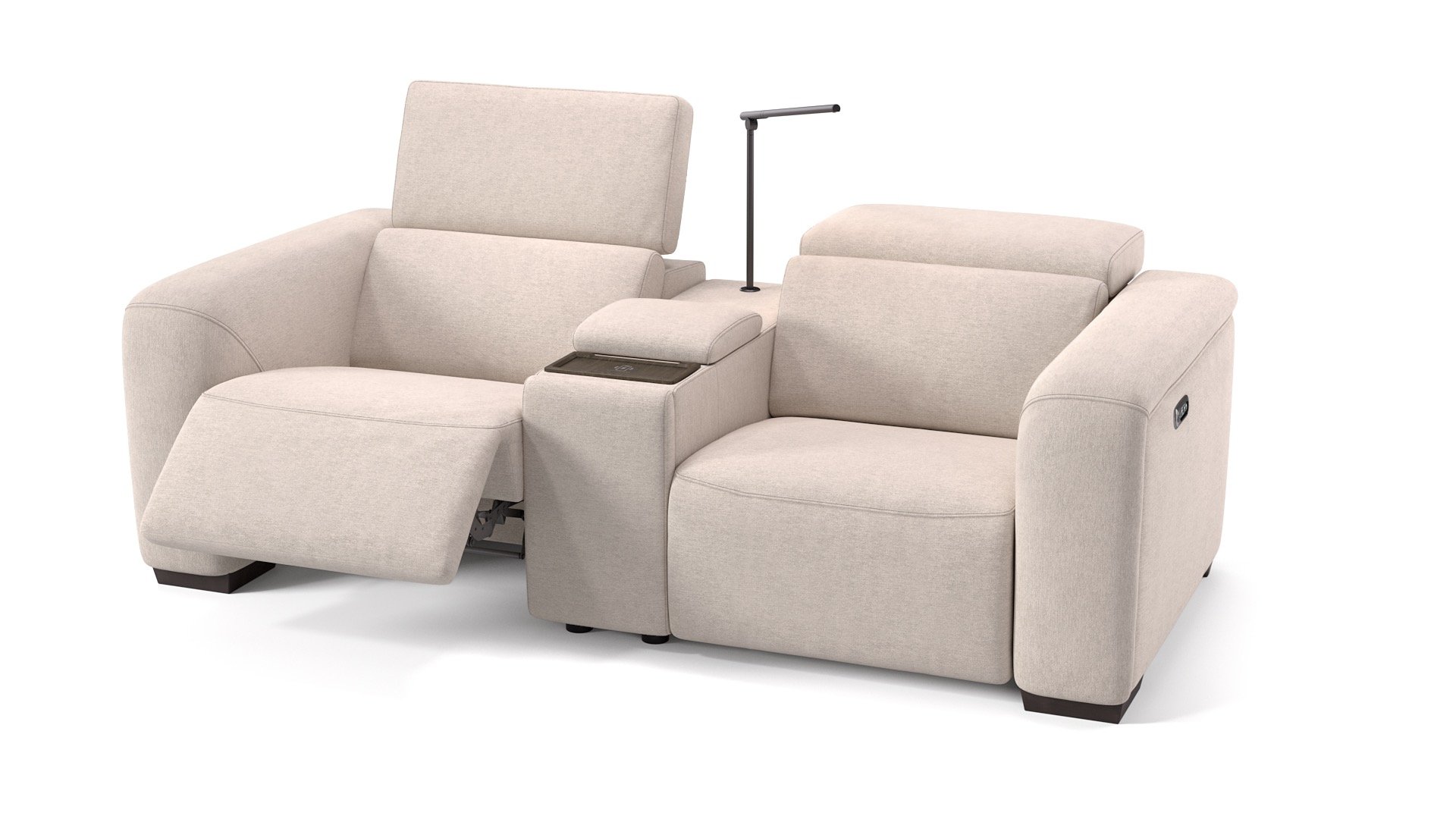Stoff 2-Sitzer Kinosofa SORRENTO