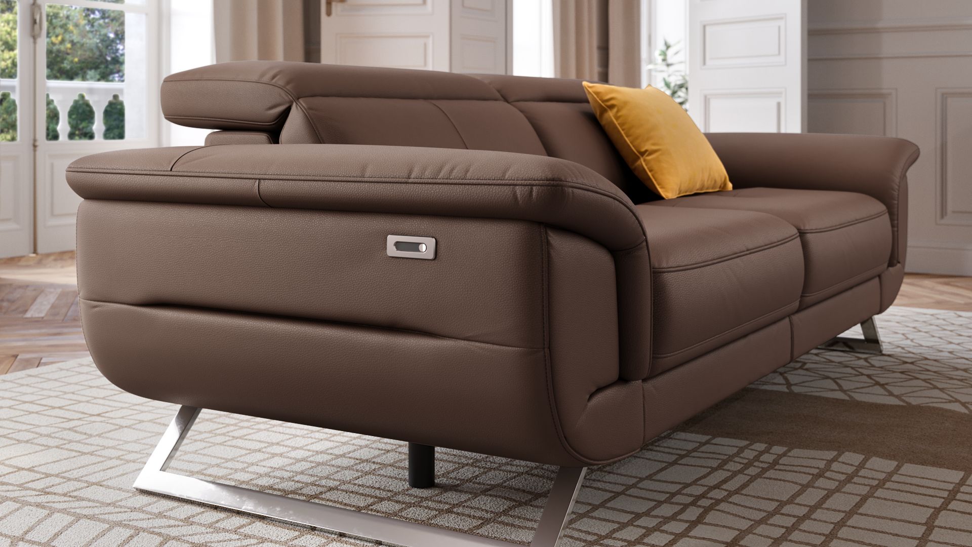 Leder 2-Sitzer Sofa MATRICE