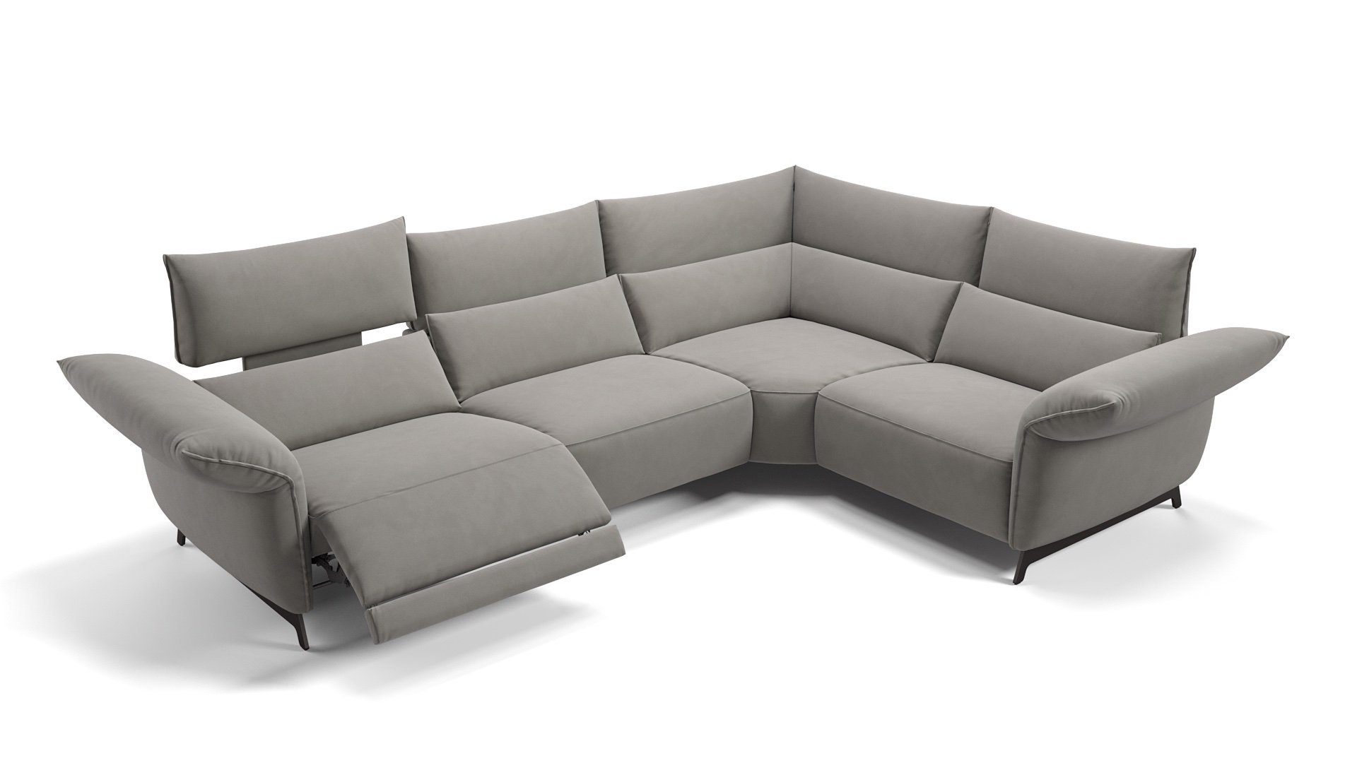 Stoff Ecksofa CUNEO