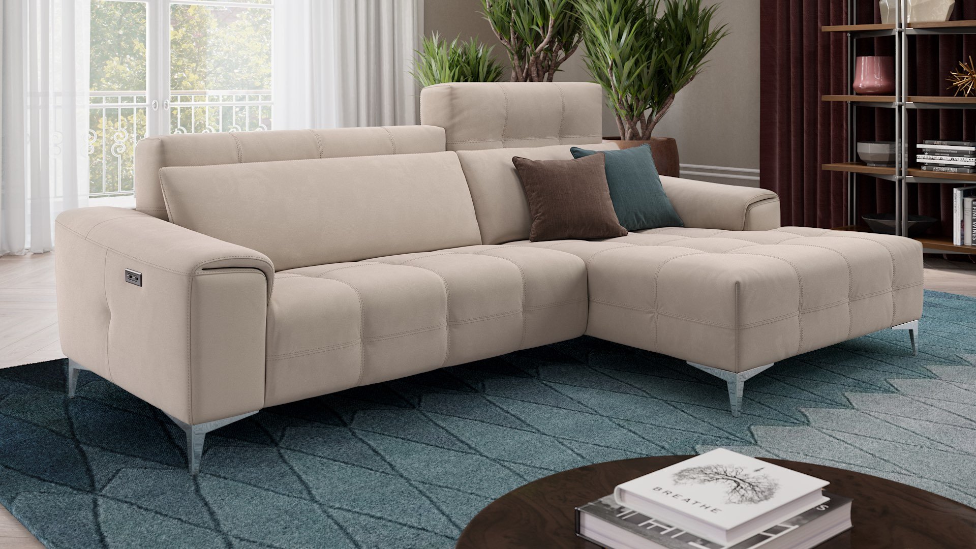 Stoff Ecksofa Mini SALENTO