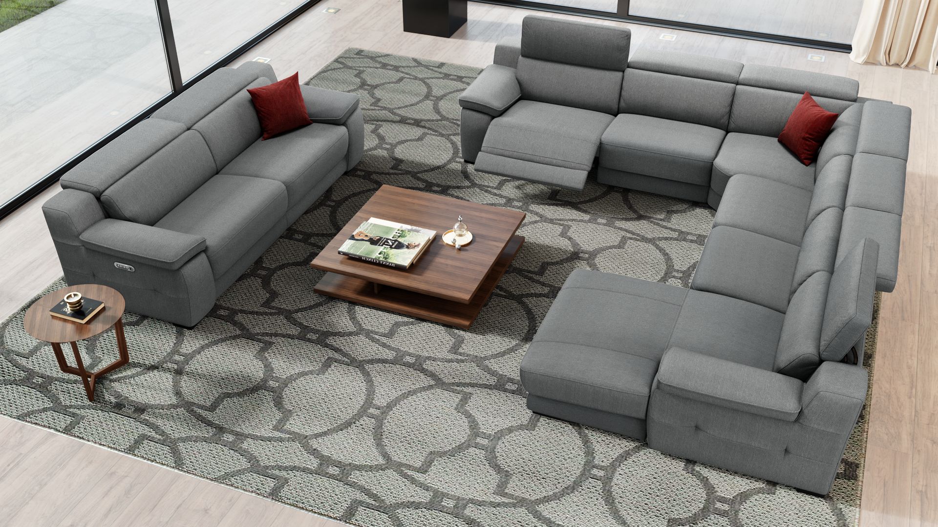 Stoff Ecksofa SAVELLI