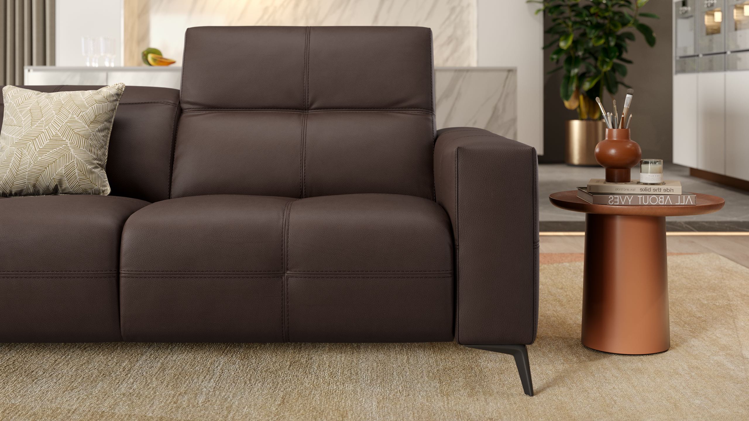 Leder Ecksofa MARBELLA