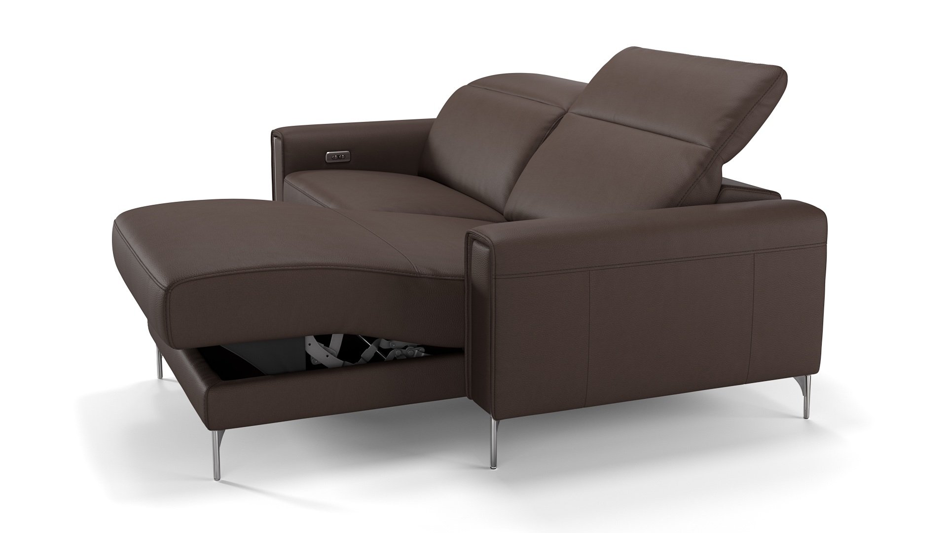 Leder Ecksofa mini BELLAGIO