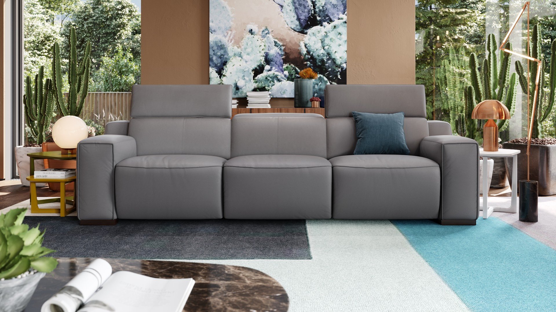 Leder 3-Sitzer Sofa XXL LORETO