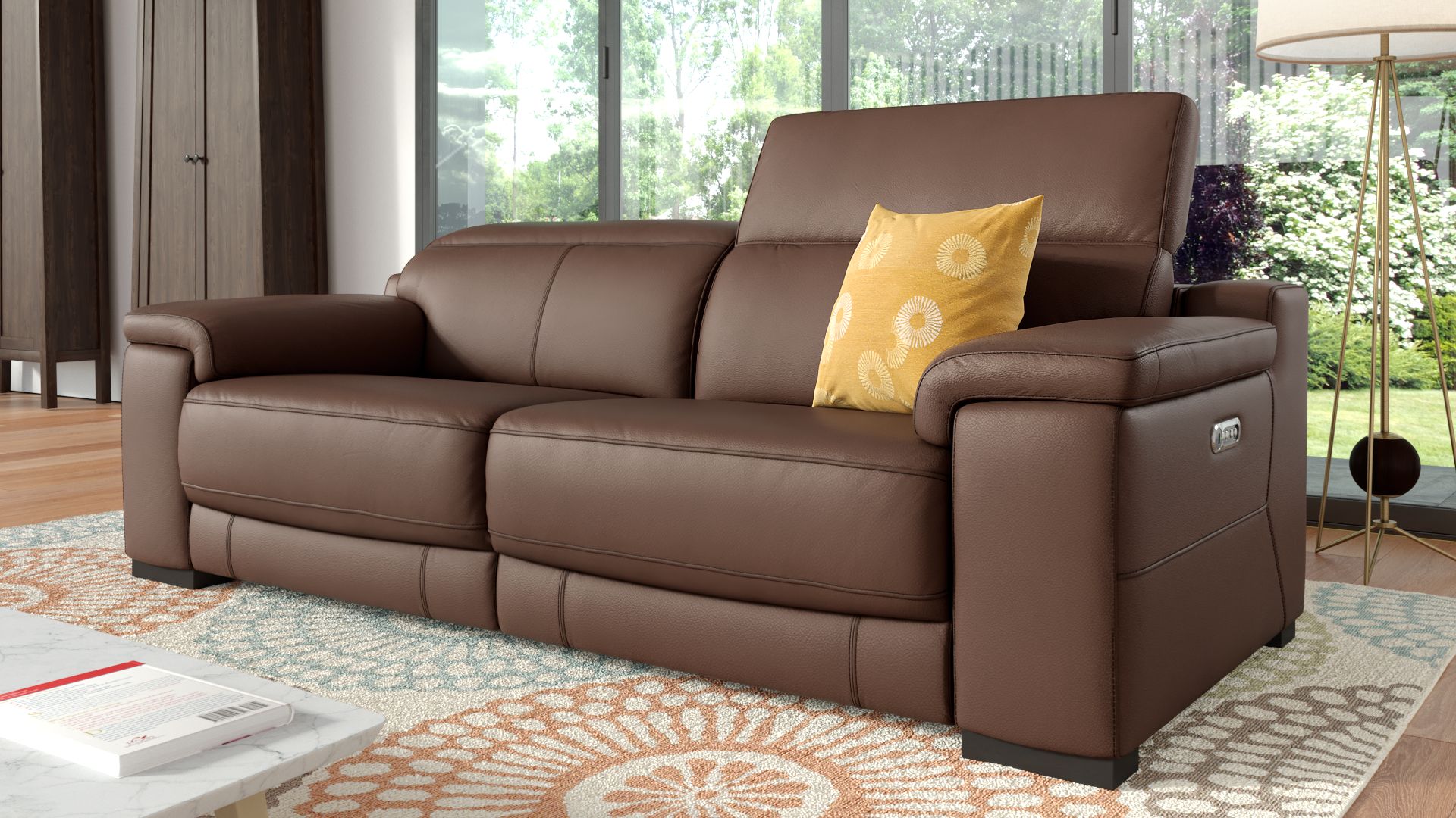 Leder 3-Sitzer Sofa SORA