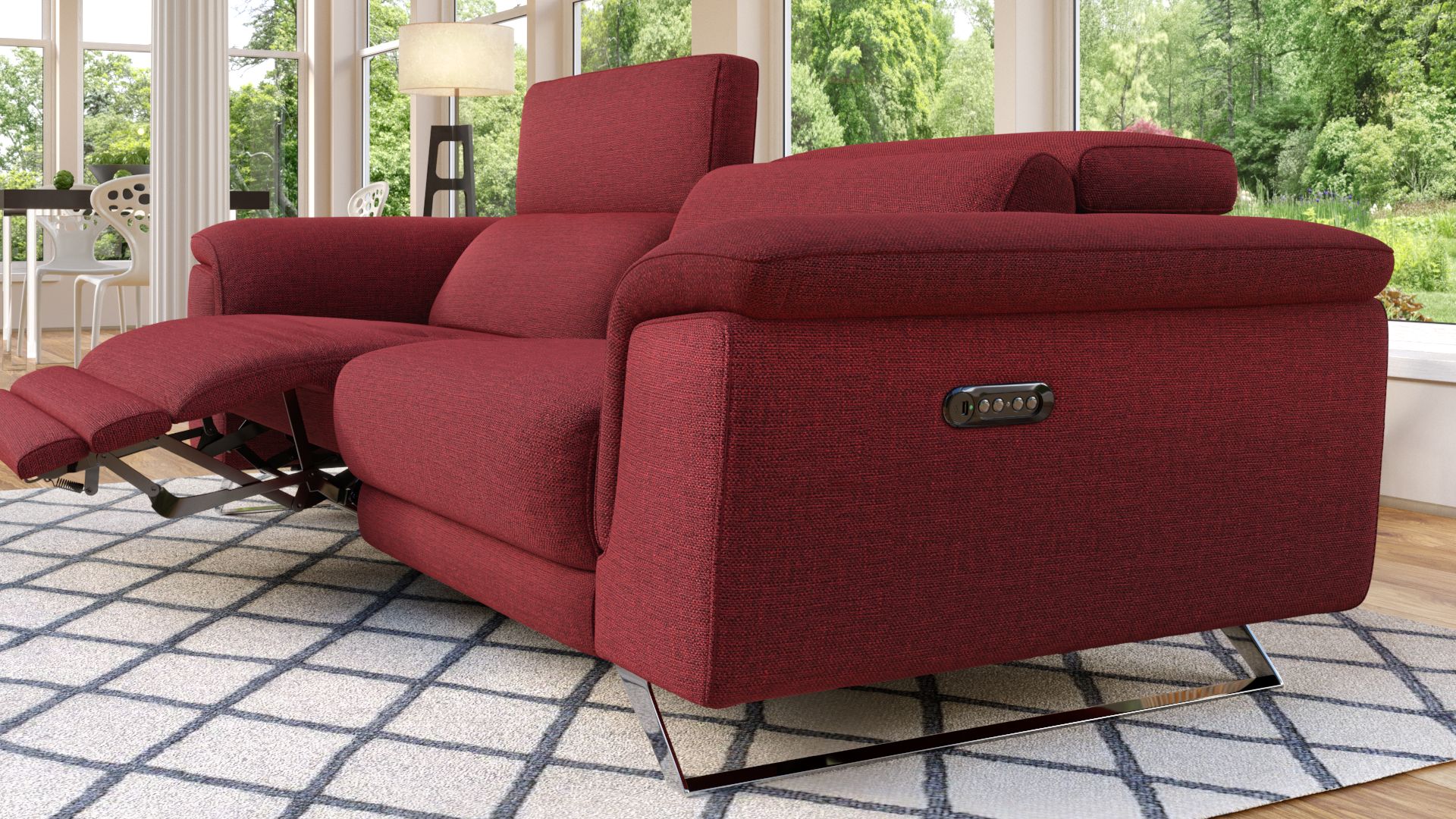 Stoff 2-Sitzer Sofa SERRI