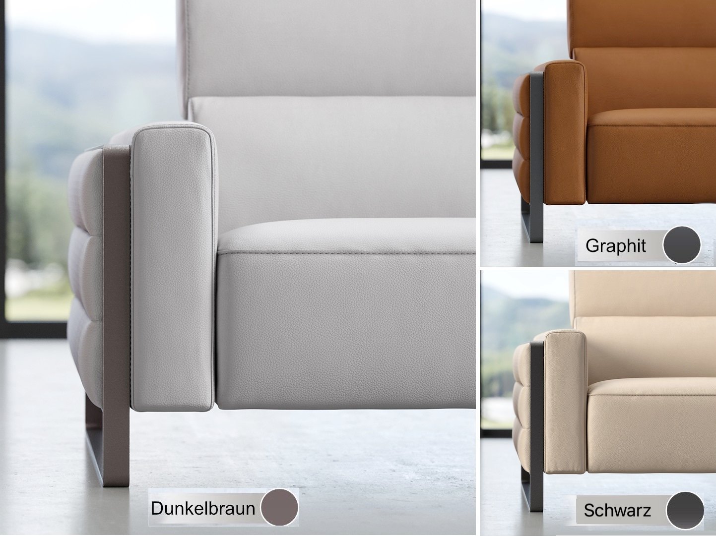 Stoff 3-Sitzer DELTONA