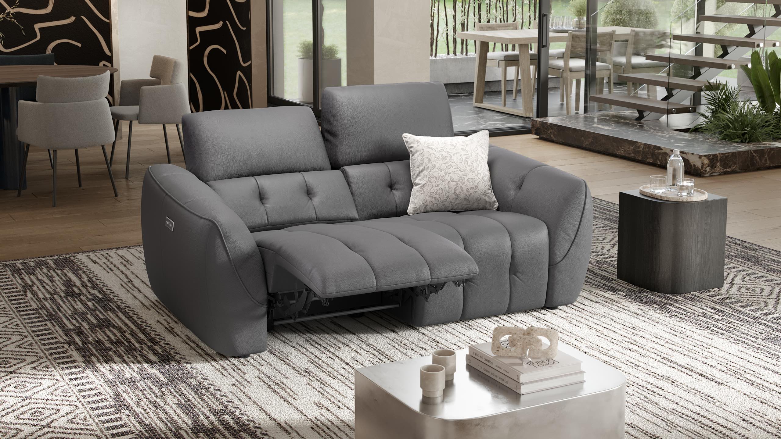 Leder 2-Sitzer Sofa CEPRANO