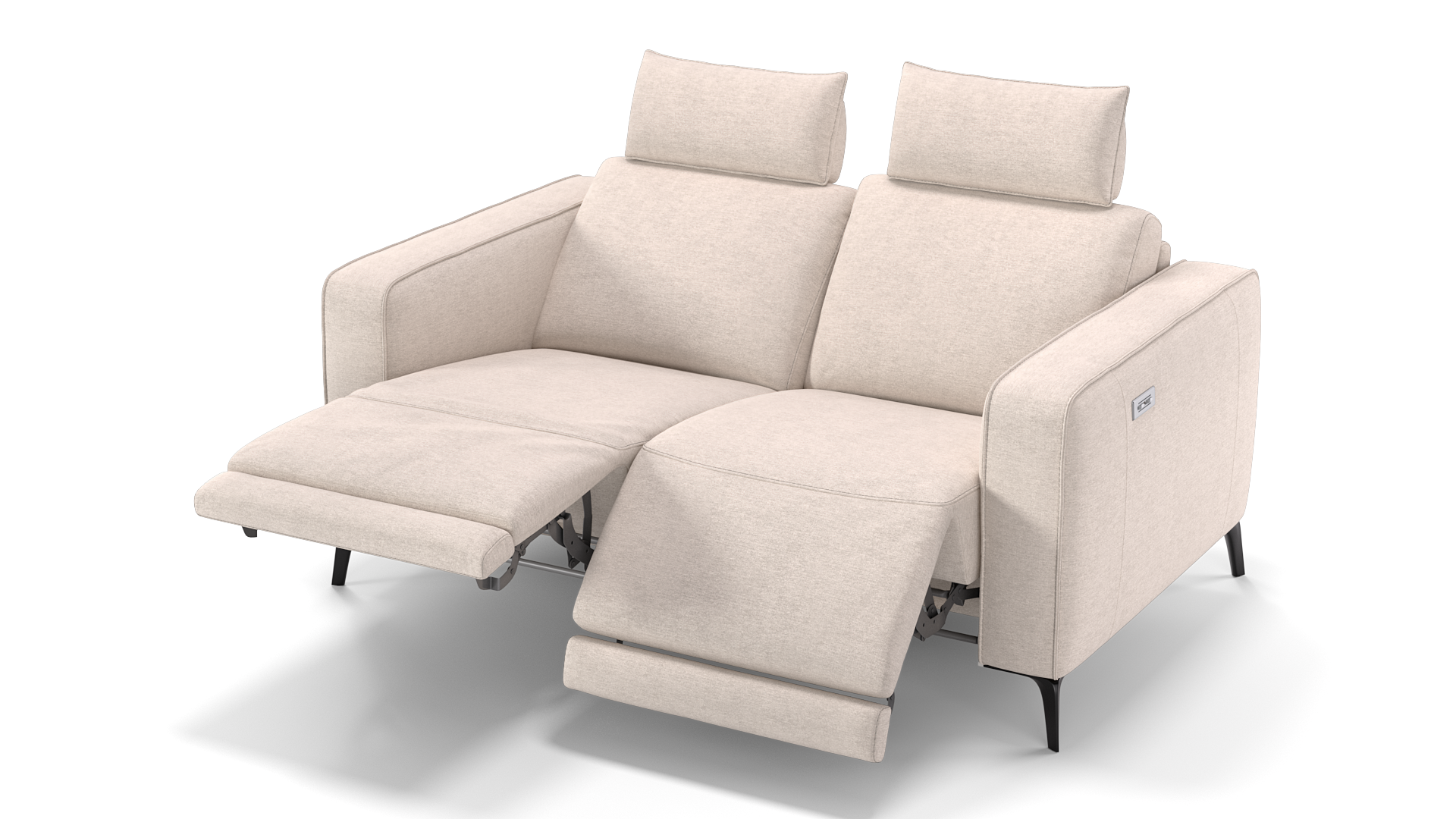 Stoff 2-Sitzer Sofa BARLETTA