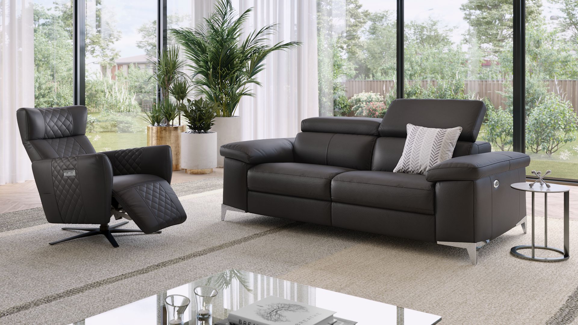 Leder 2-Sitzer Sofa VENOSA