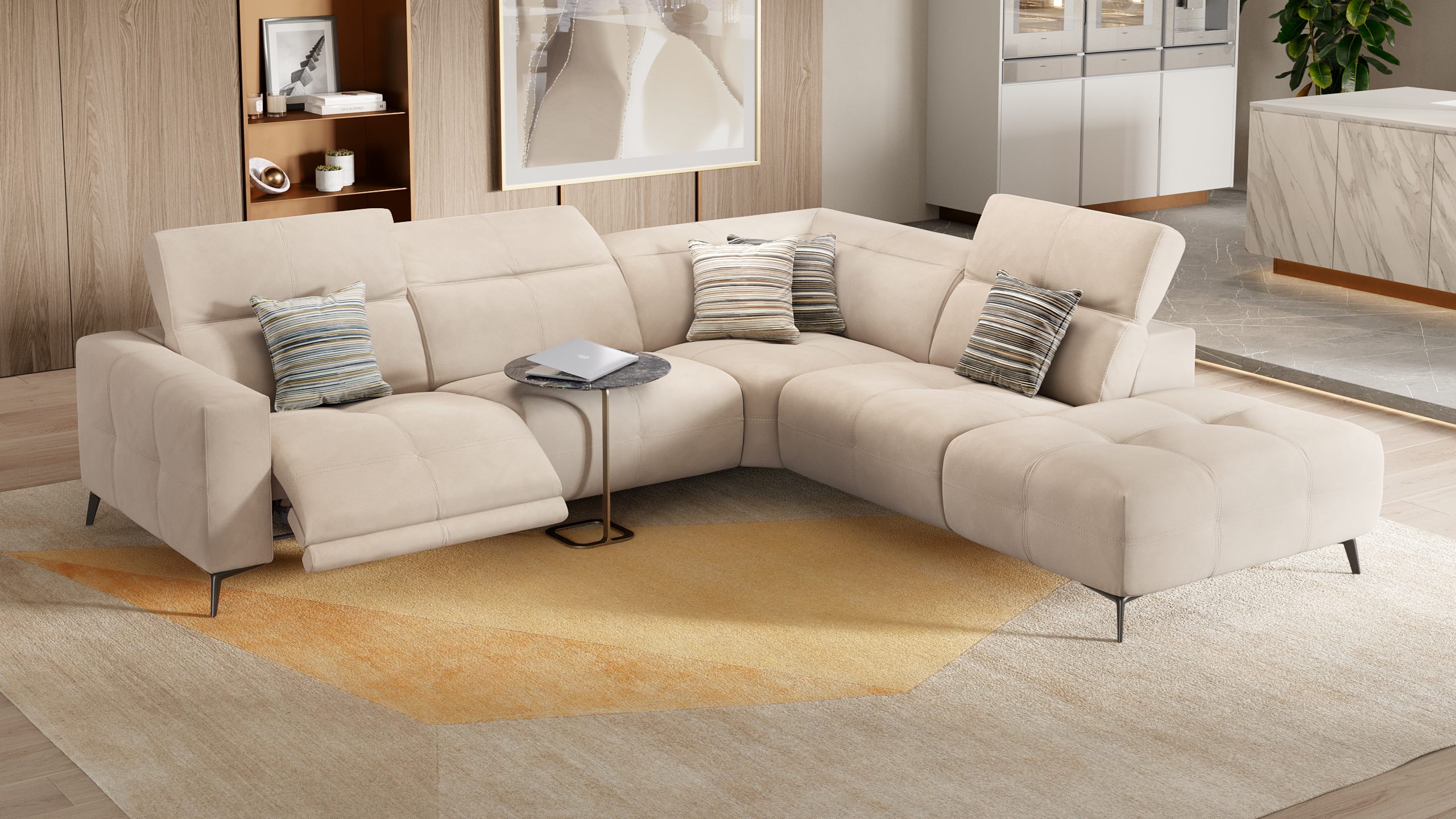Stoff Ecksofa MARBELLA