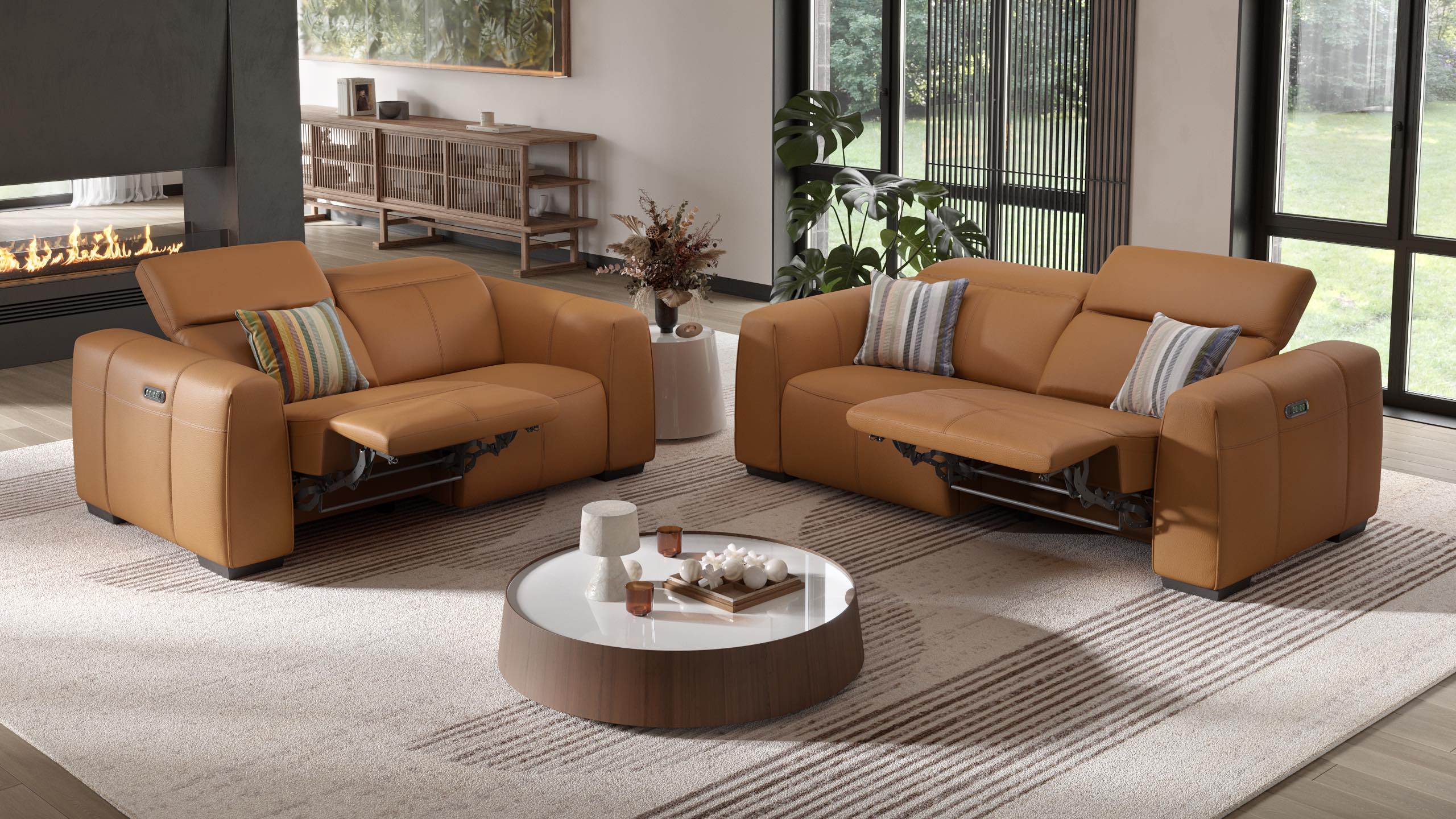 Leder 2-Sitzer Sofa MILLESIMO