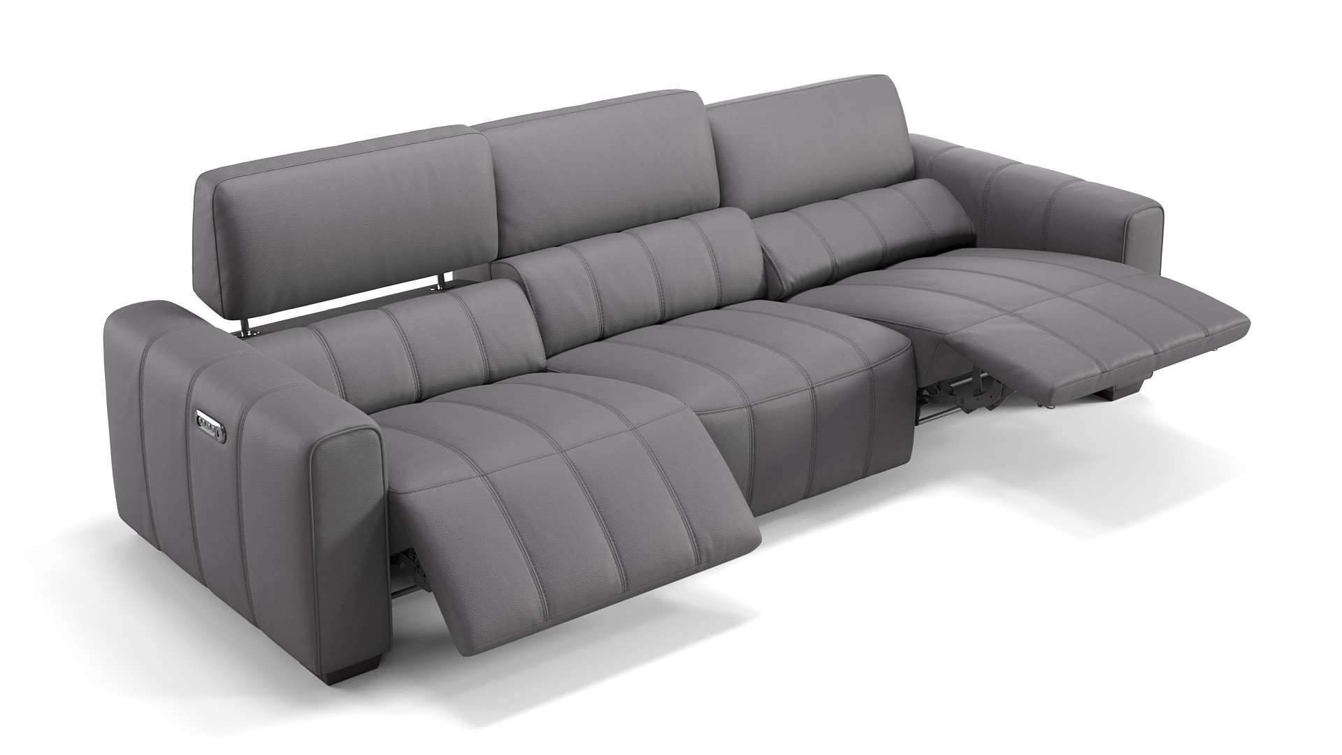 Leder 3-Sitzer XXL MALIBU