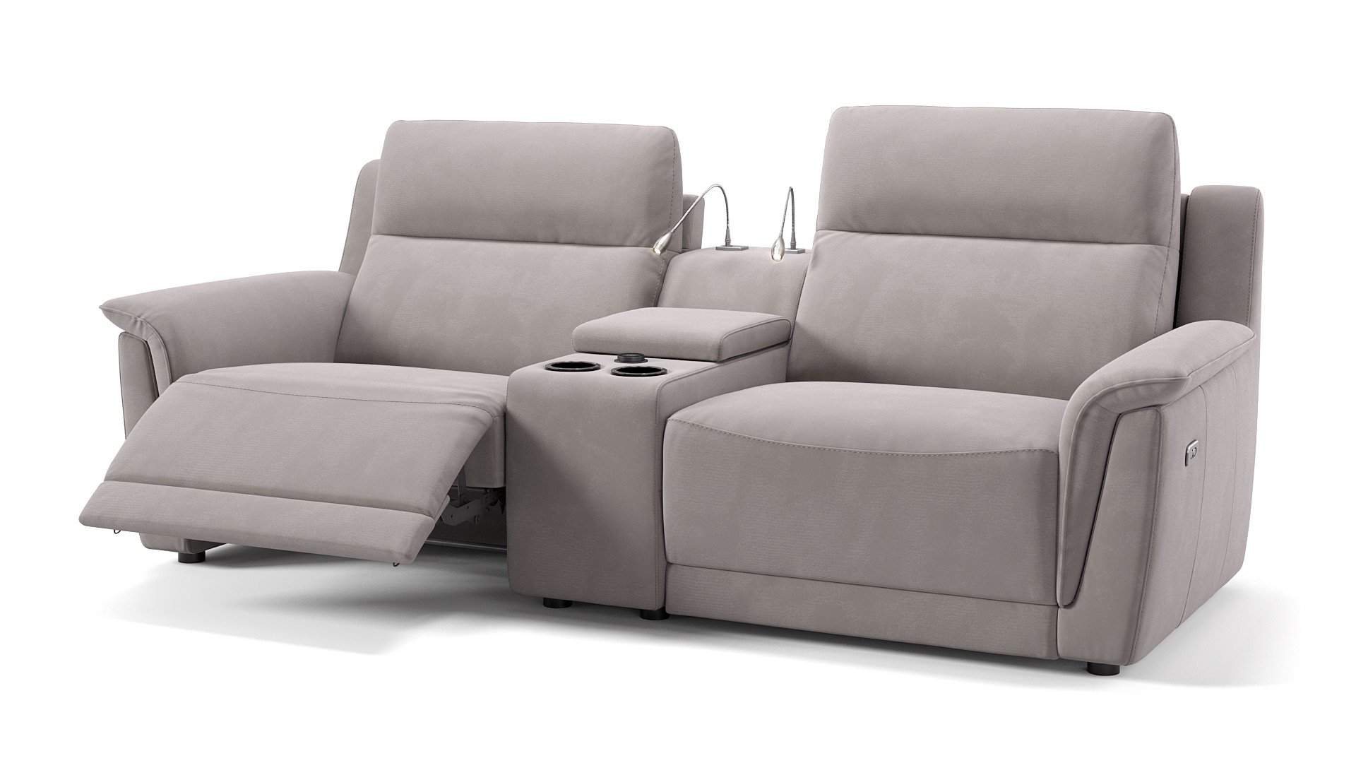 Stoff 2-Sitzer Kinosofa MALITO