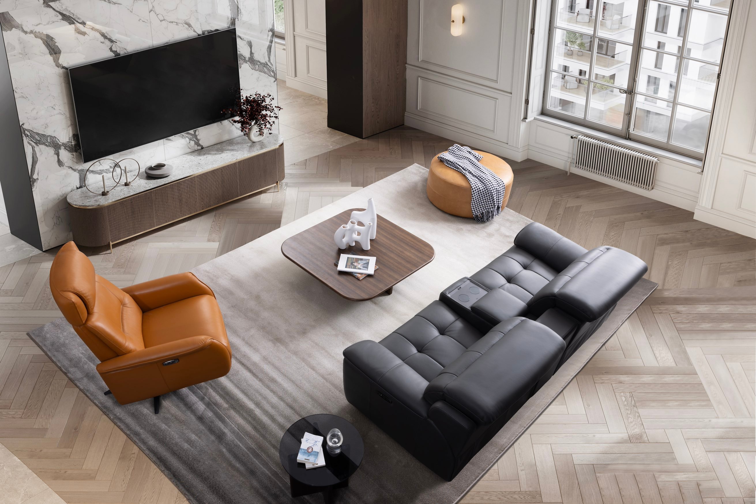 Leder Kinosofa VEGAS