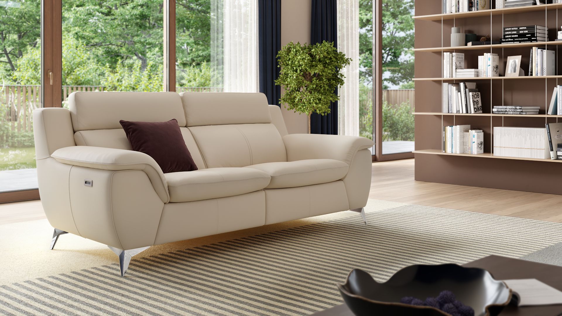 Leder 3-Sitzer Sofa AVERSA