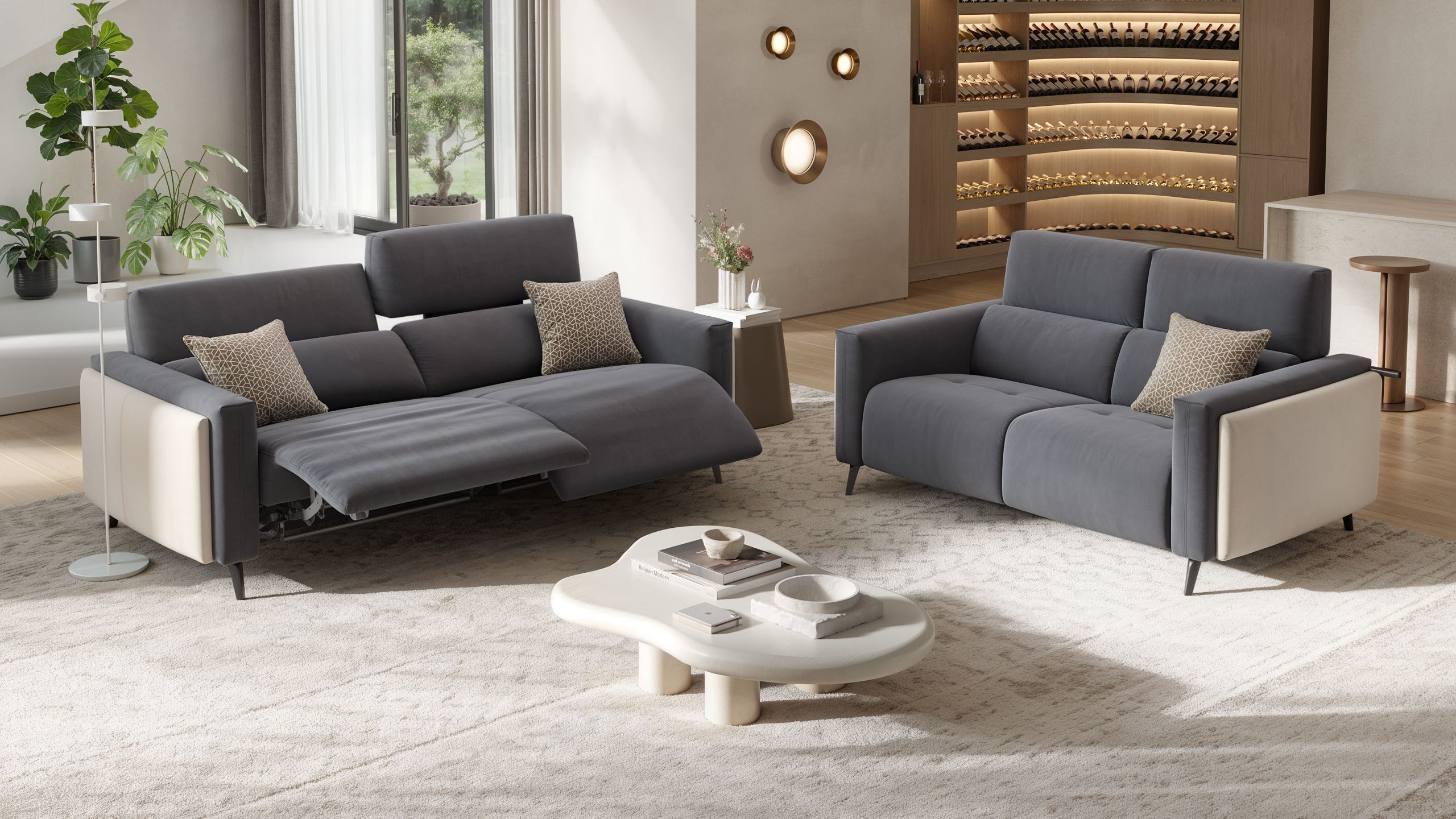 Stoff 2-Sitzer AVELLA