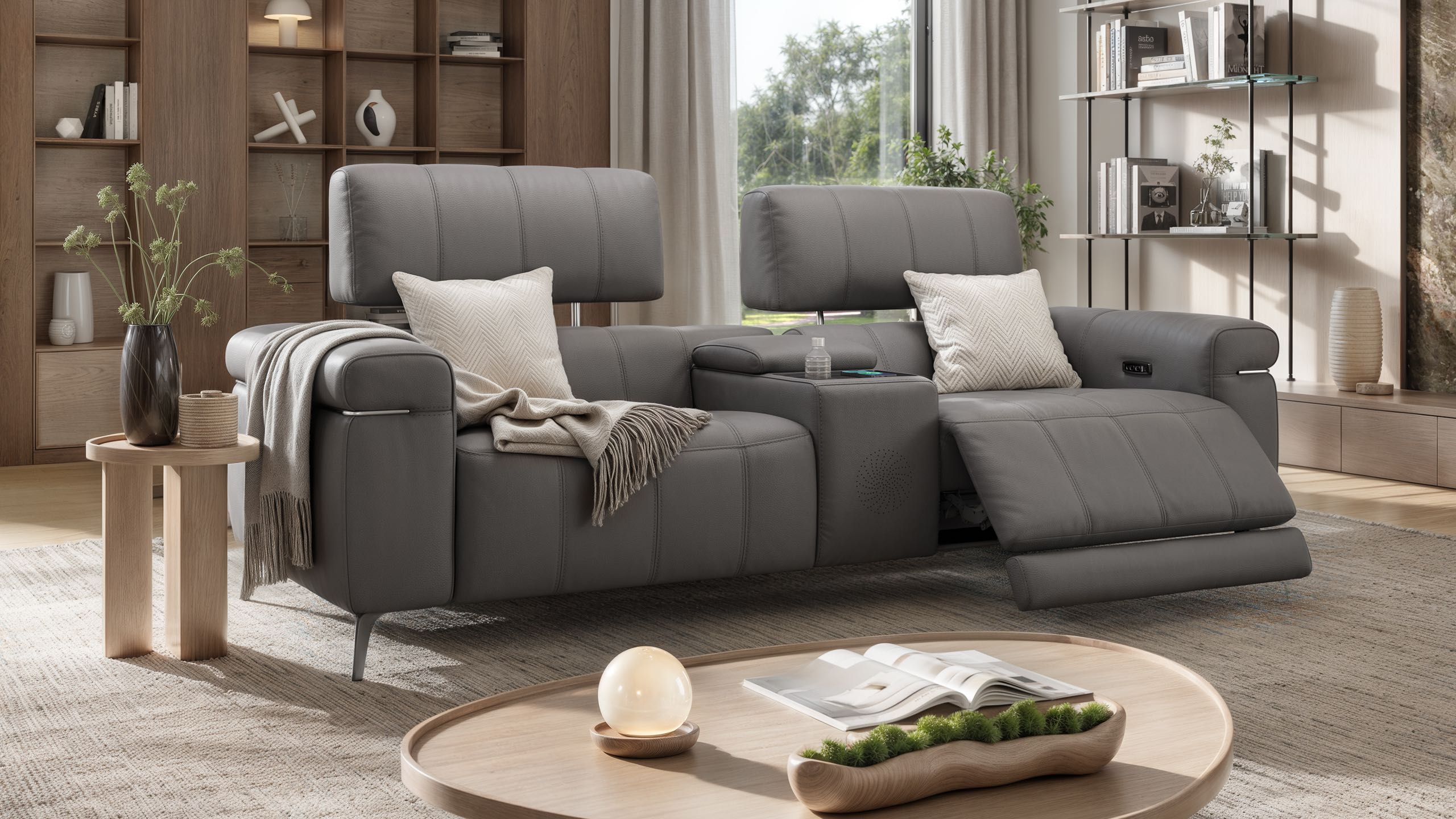 Leder Kinosofa SOLETO