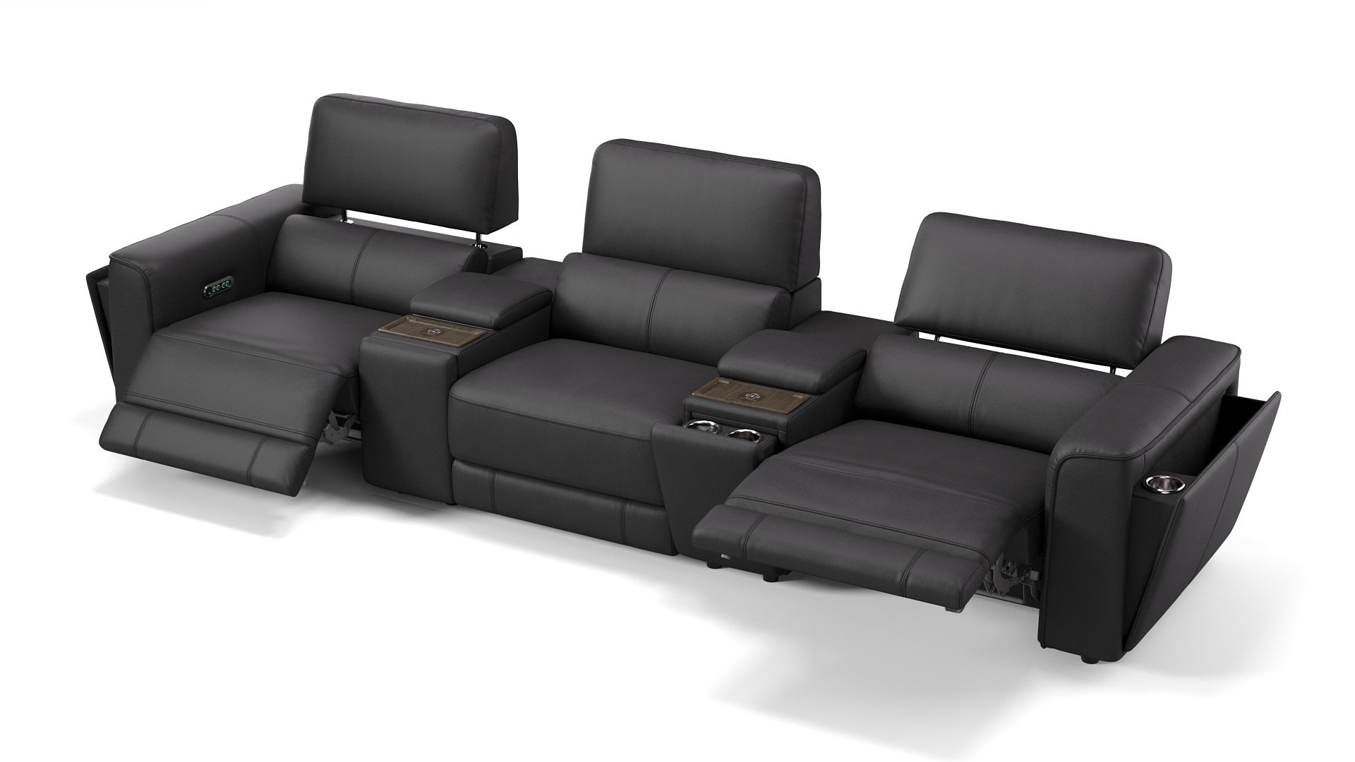 Leder 3-Sitzer Kinosofa ARONA