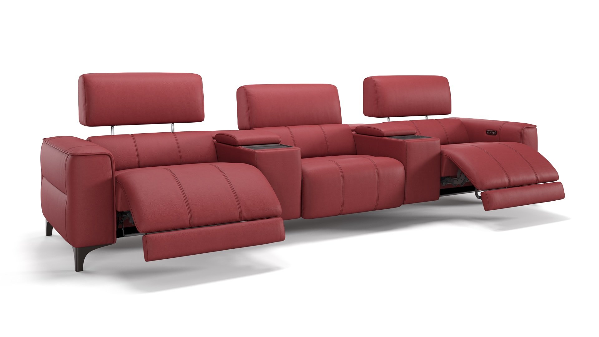 Leder 3-Sitzer Kinosofa NANTO