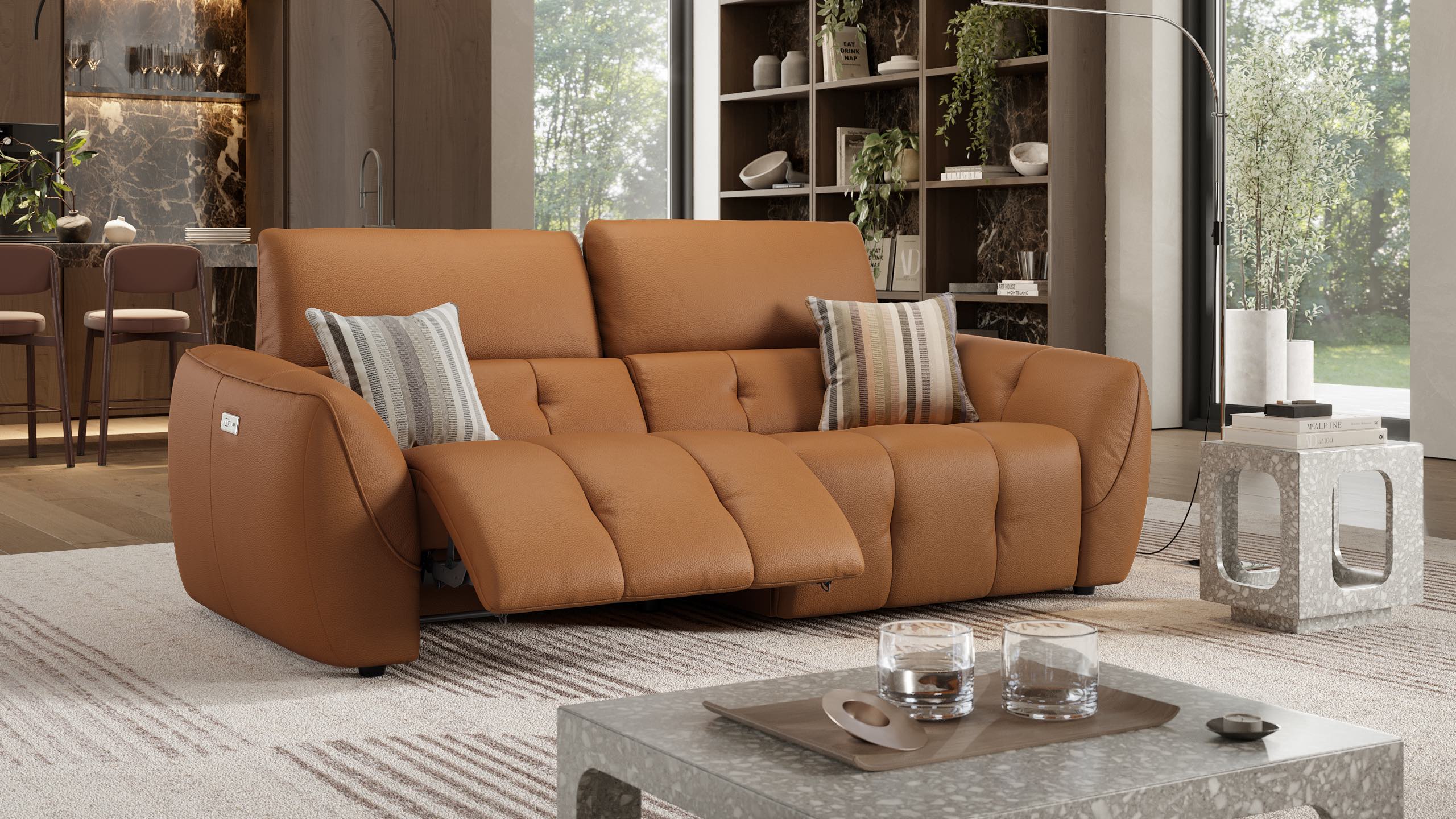 Leder 3-Sitzer Sofa CEPRANO