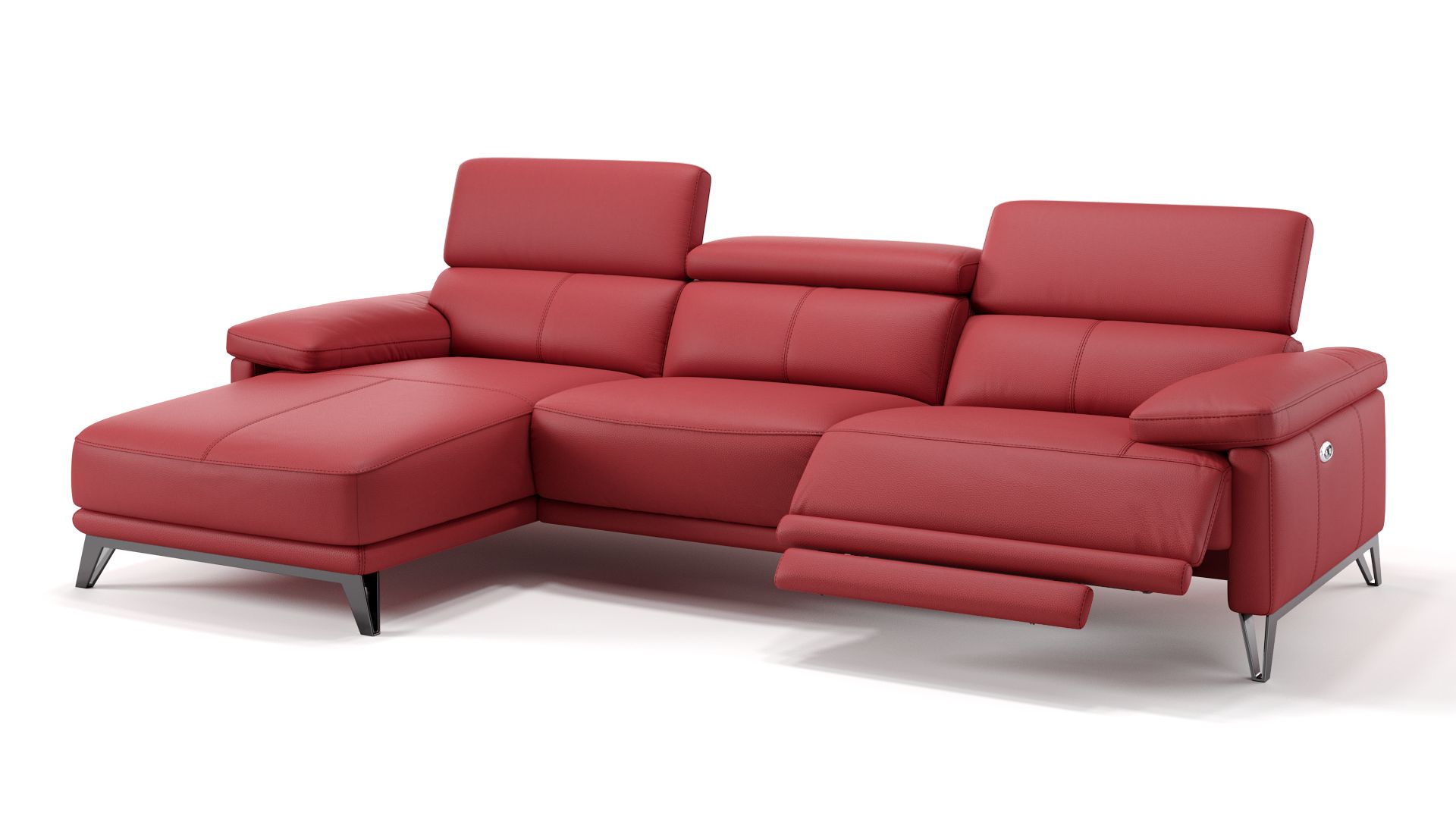 Leder Ecksofa CELANO