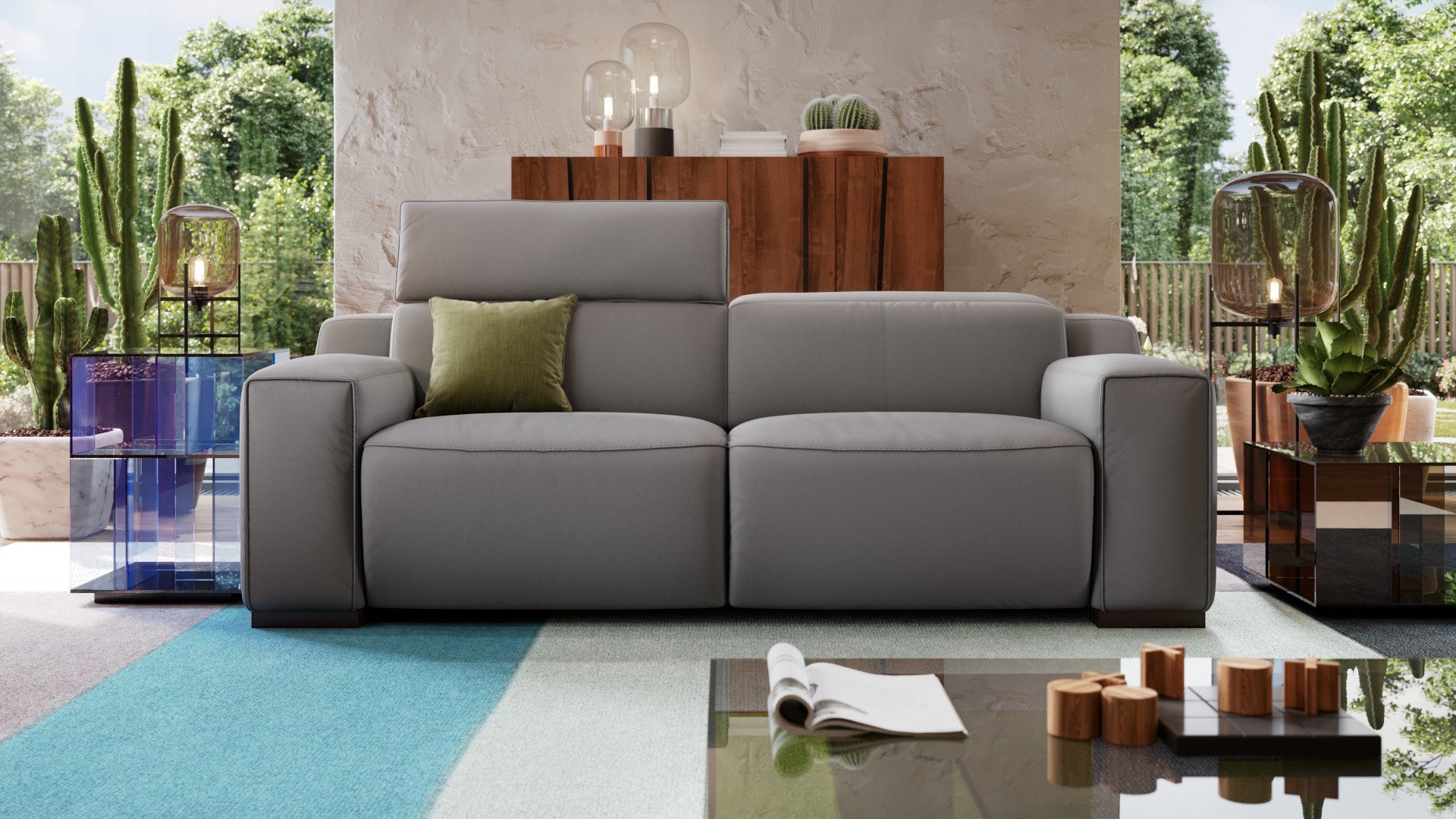 Leder 3-Sitzer Sofa LORETO