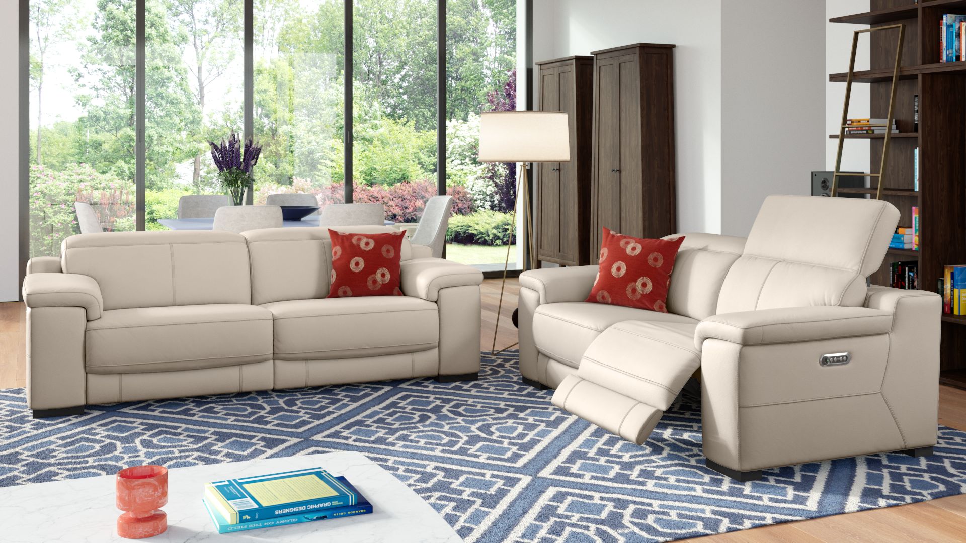 Leder 3-Sitzer Sofa SORA