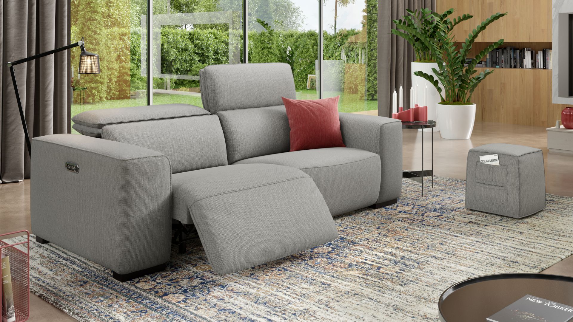 Stoff 2-Sitzer Sofa BINETTO