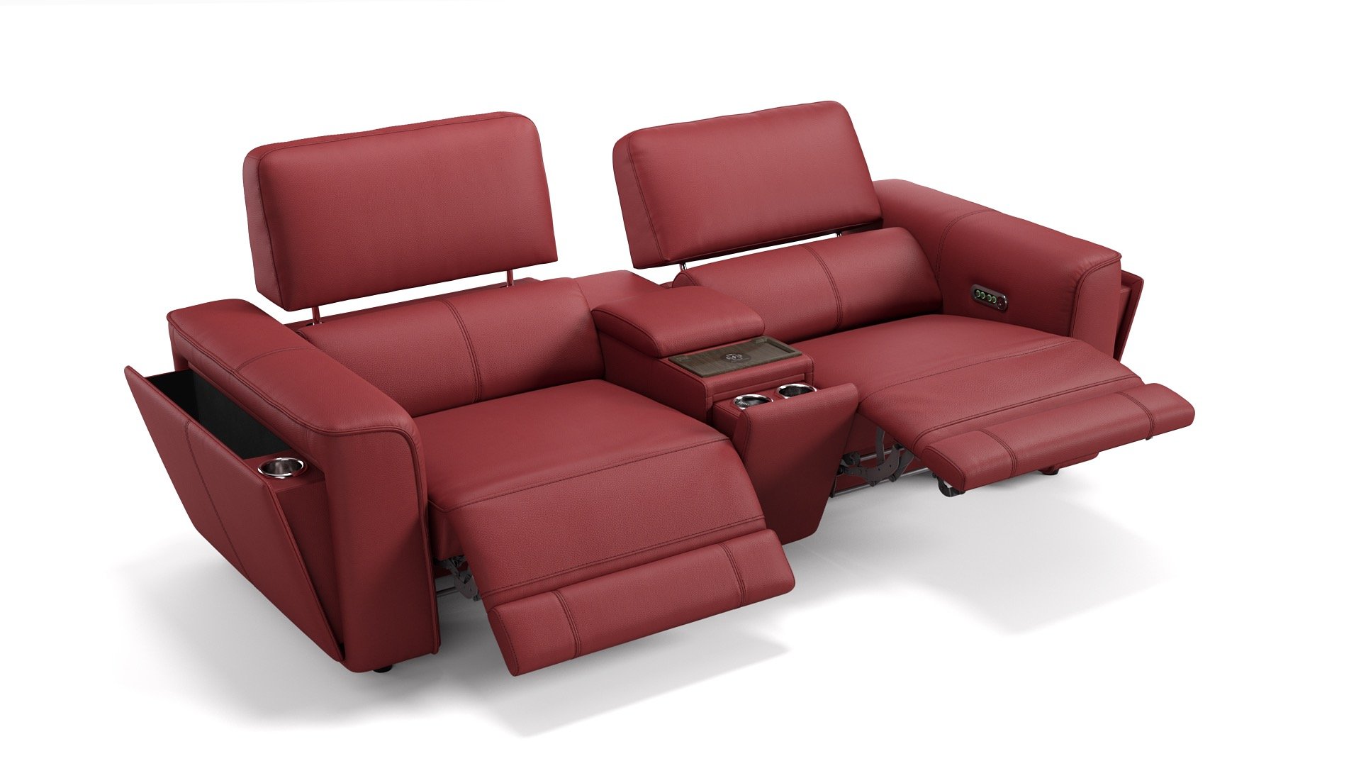 Leder 2-Sitzer Kinosofa ARONA