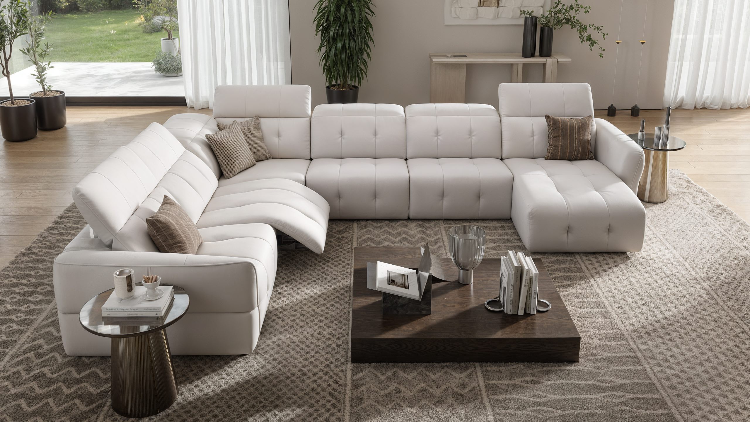 Leder Wohnlandschaft MARANELLO