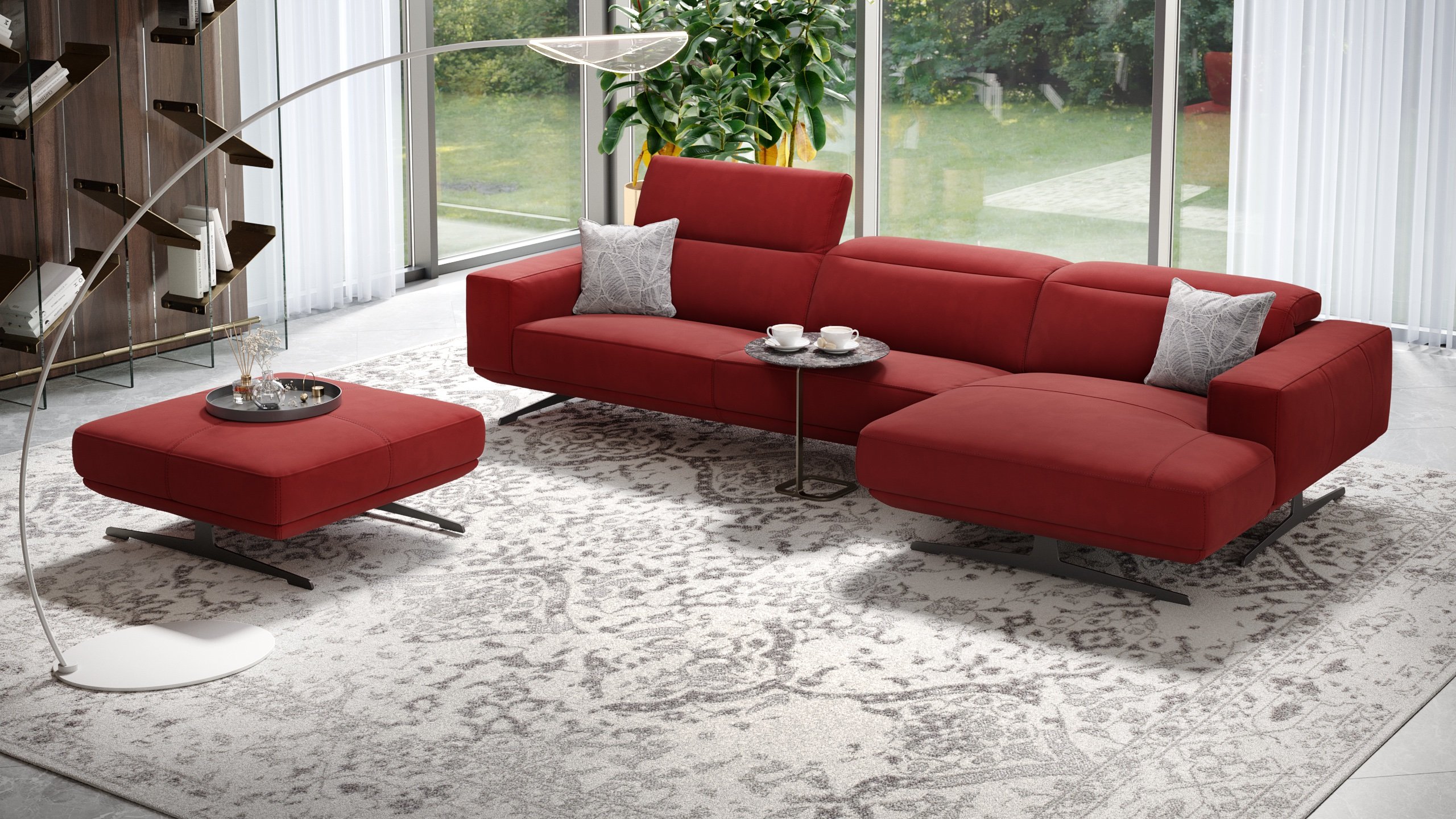 Stoff Ecksofa MERANO