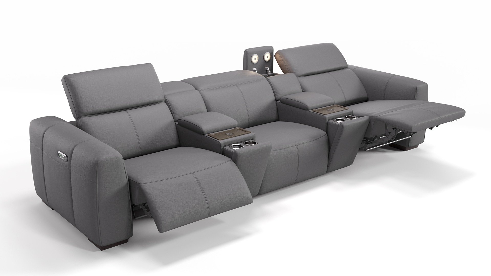 Leder 3-Sitzer Kinosofa MILLESIMO