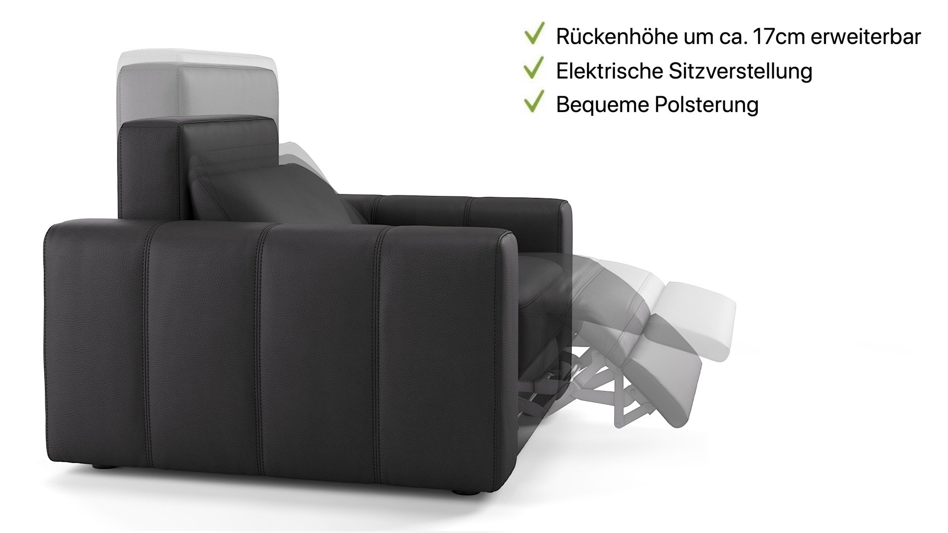 Leder Ecksofa CAPRI