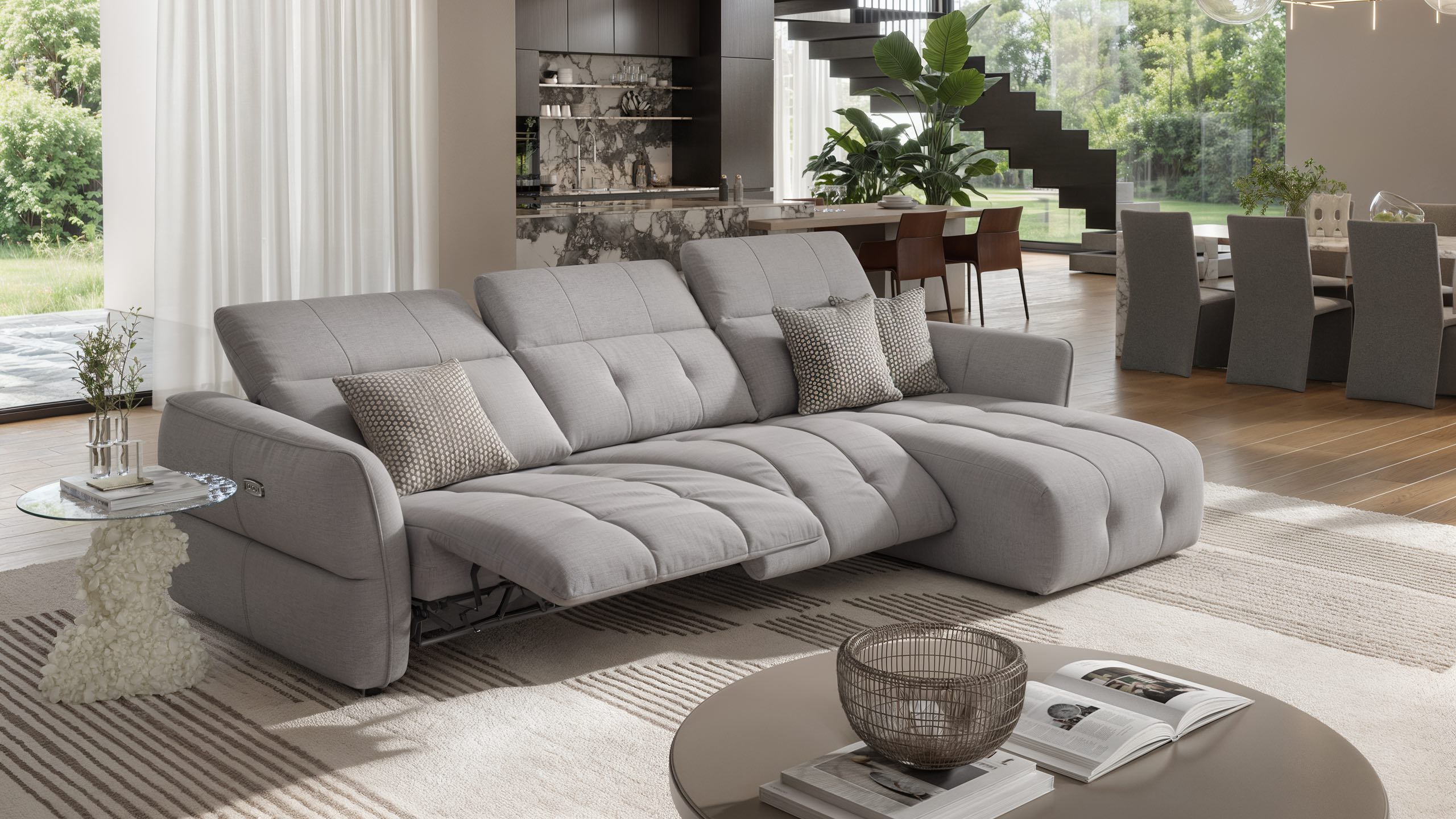 Stoff Ecksofa MARANELLO