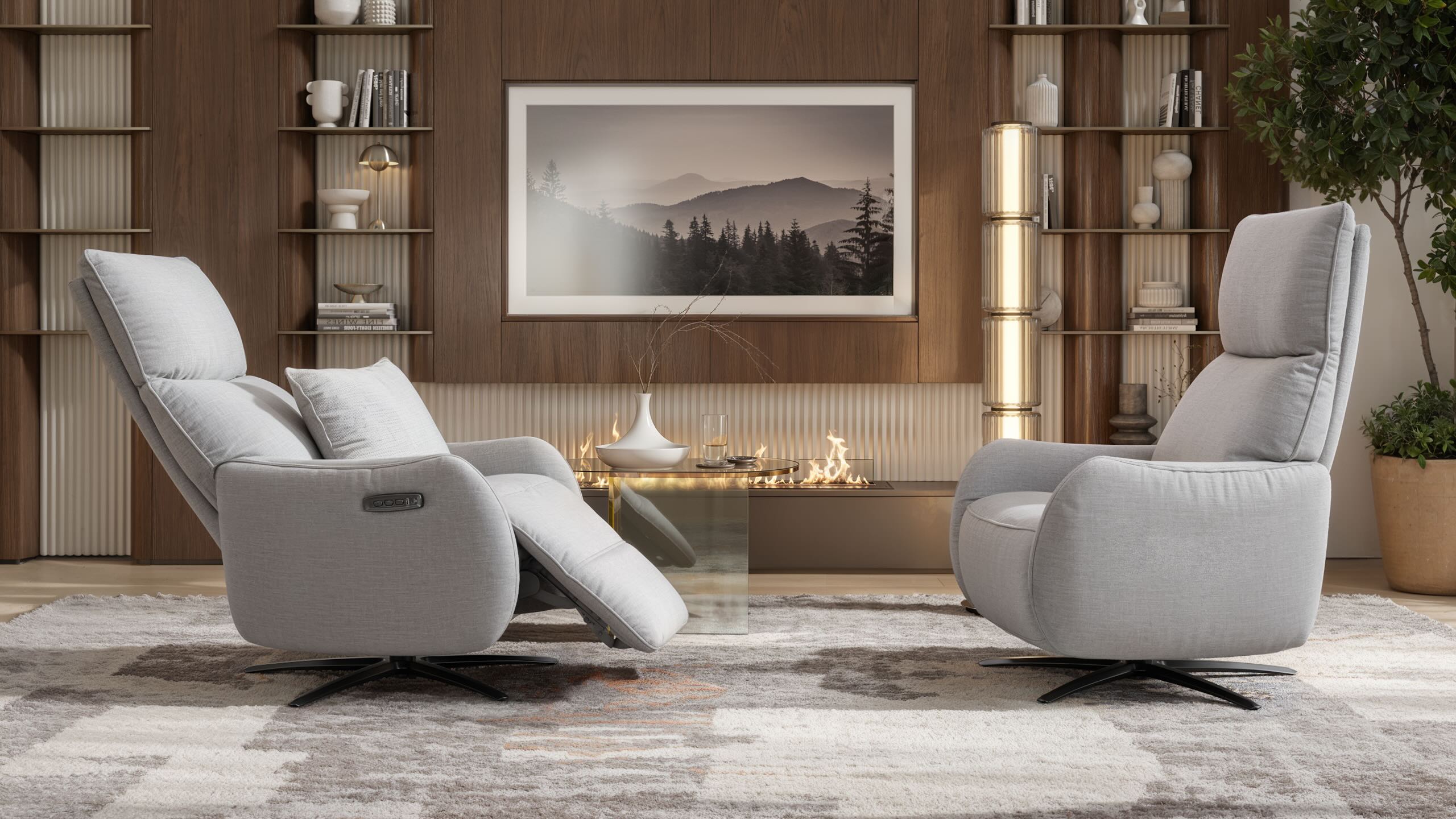 Stoff Relaxsessel TURIN