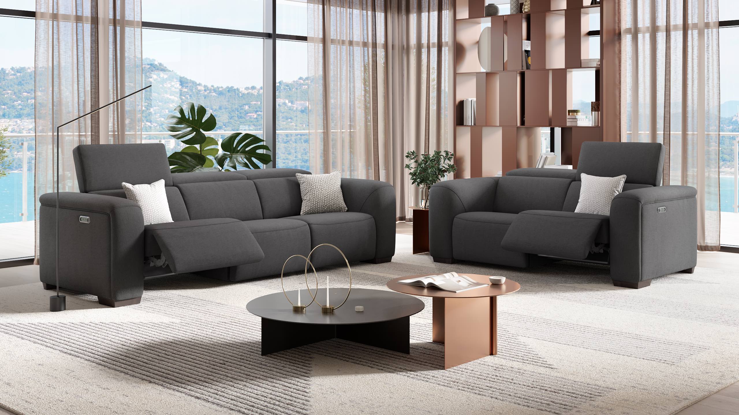 Stoff 2-Sitzer Sofa SORRENTO