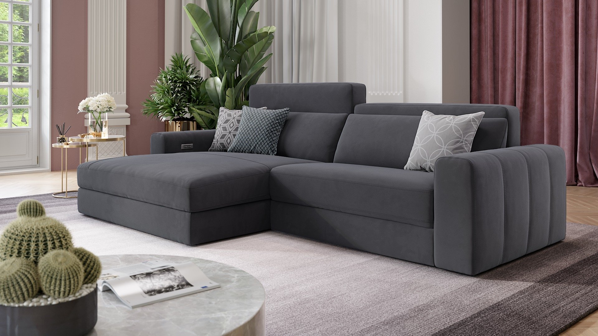 Stoff Ecksofa CAPRI