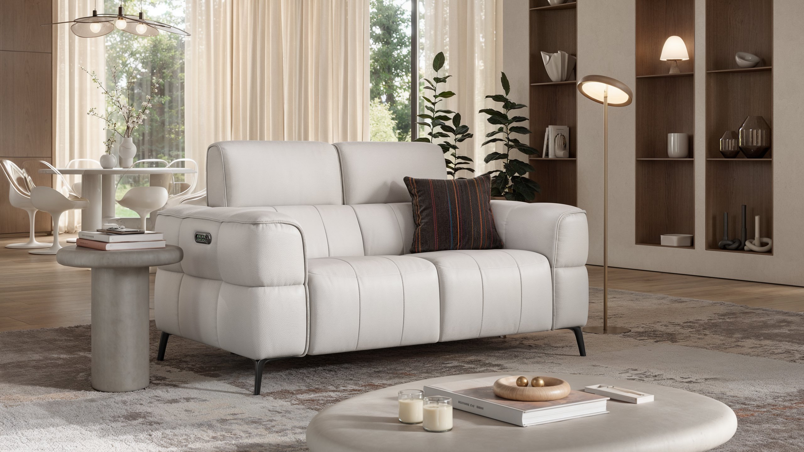 Leder 2-Sitzer Sofa MEZZANO