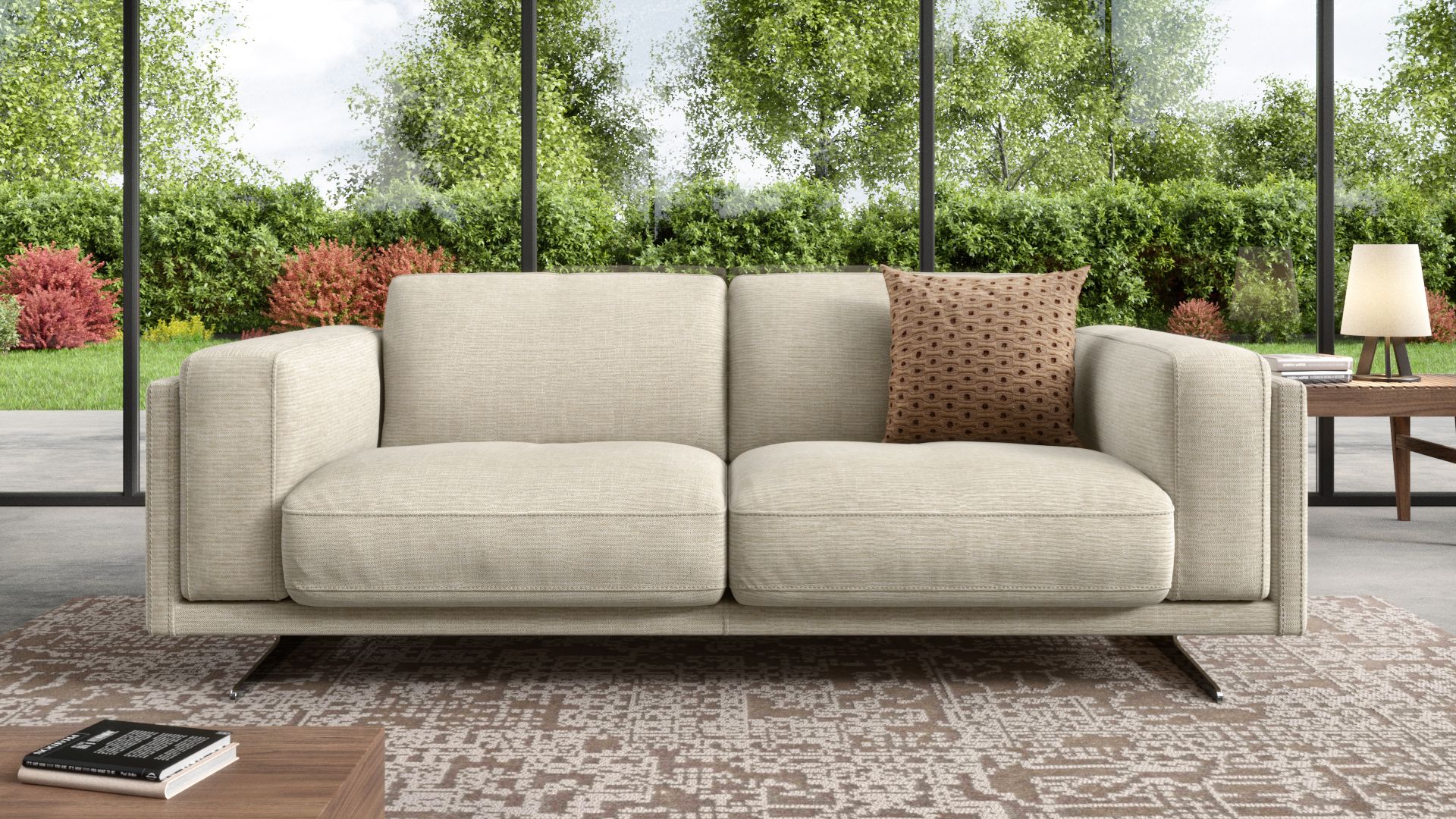 Stoff 2-Sitzer Sofa BELLANTE