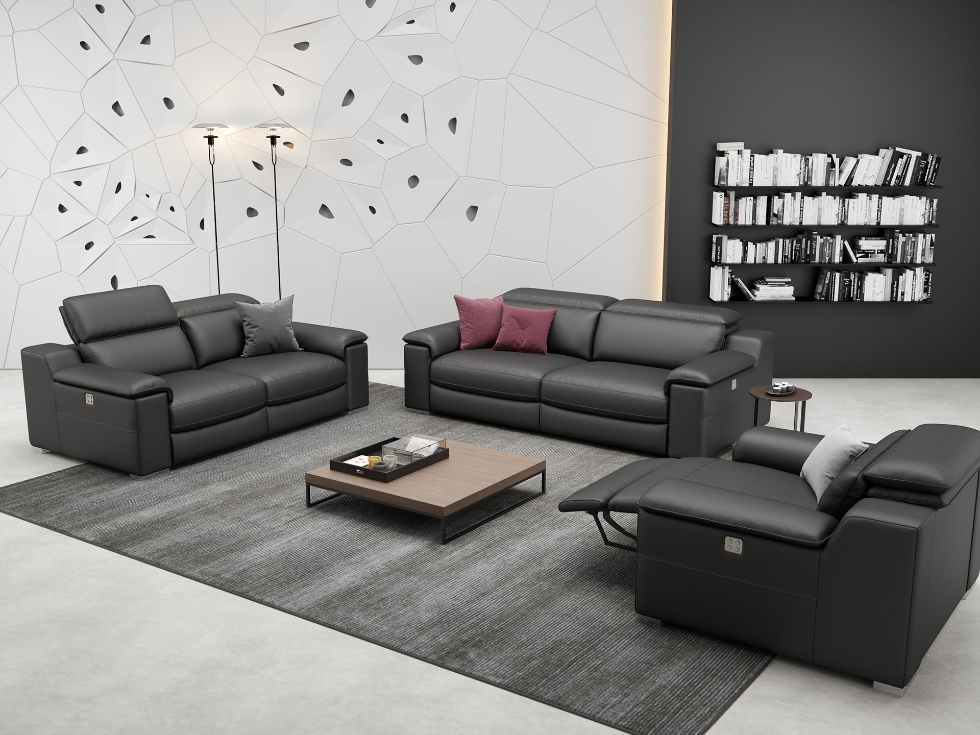 Leder 3-Sitzer Sofa MACELLO