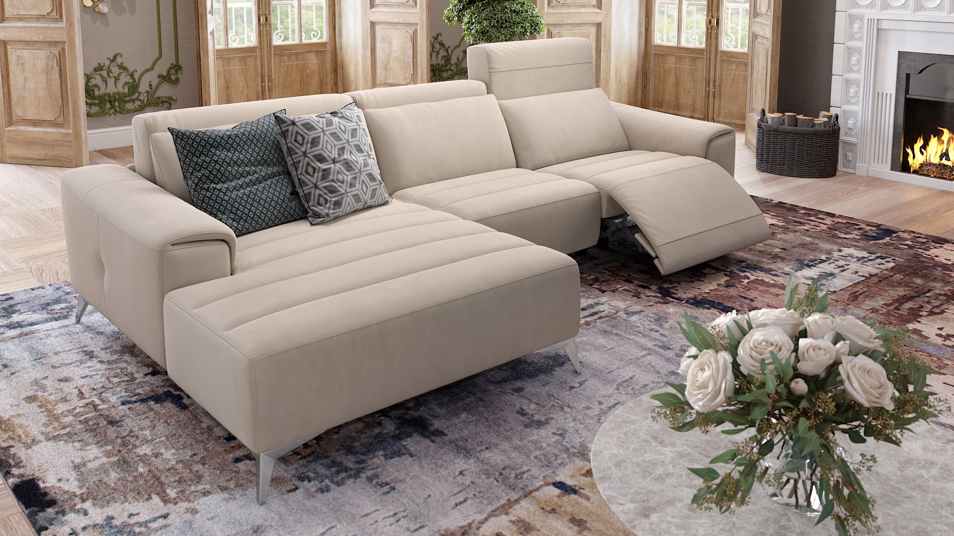 Stoff Ecksofa BELLA