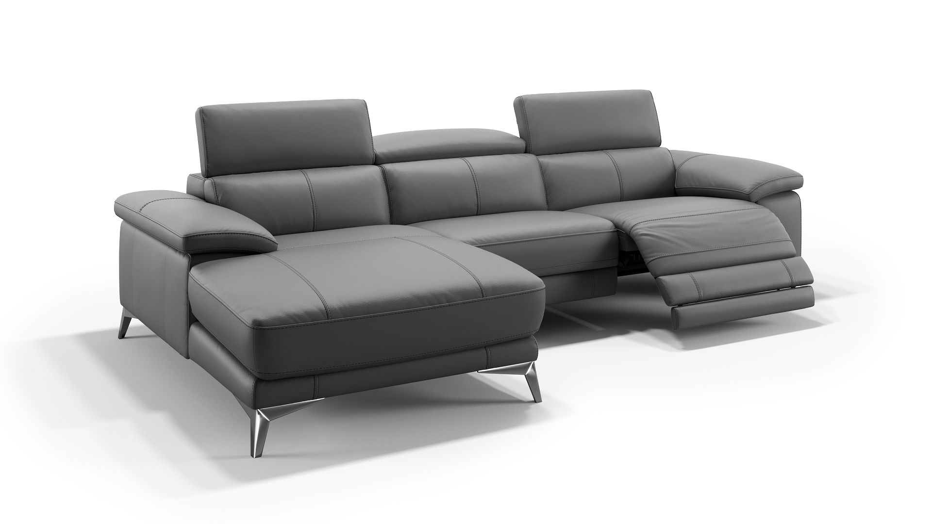 Leder Ecksofa MILANO