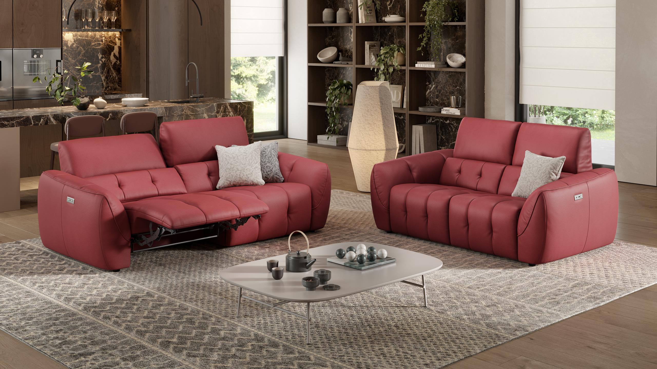 Leder 3-Sitzer Sofa CEPRANO