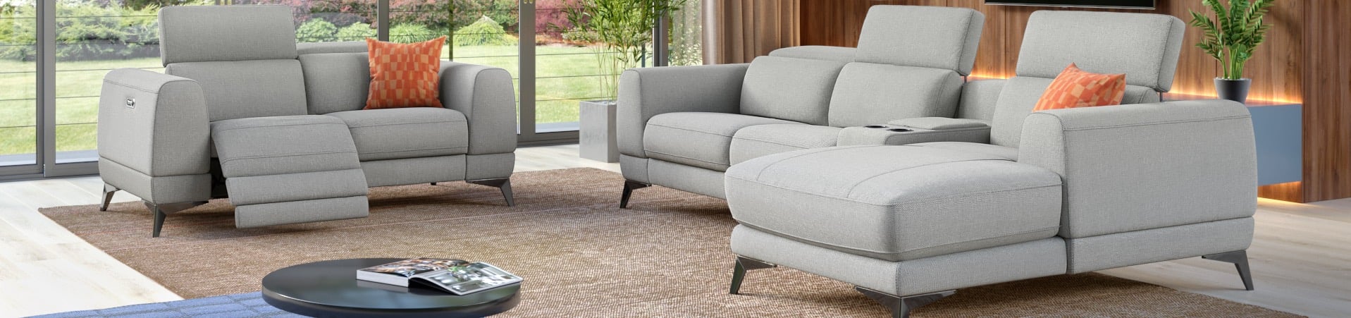ecksofa-stoff Ecksofa aus Stoff