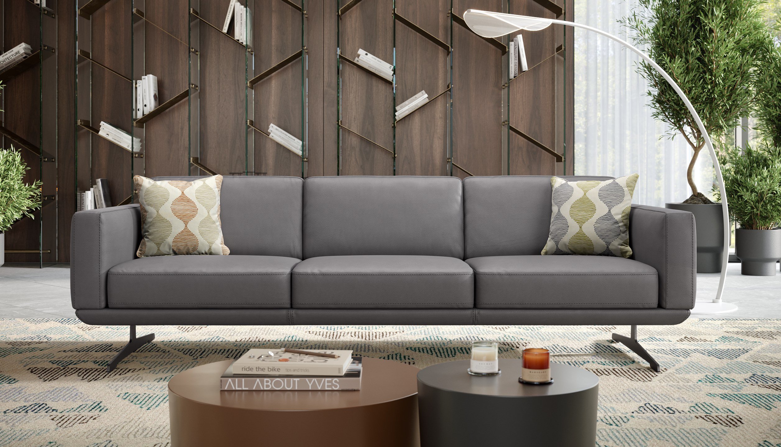 Leder 3-Sitzer Sofa XXL MARETO